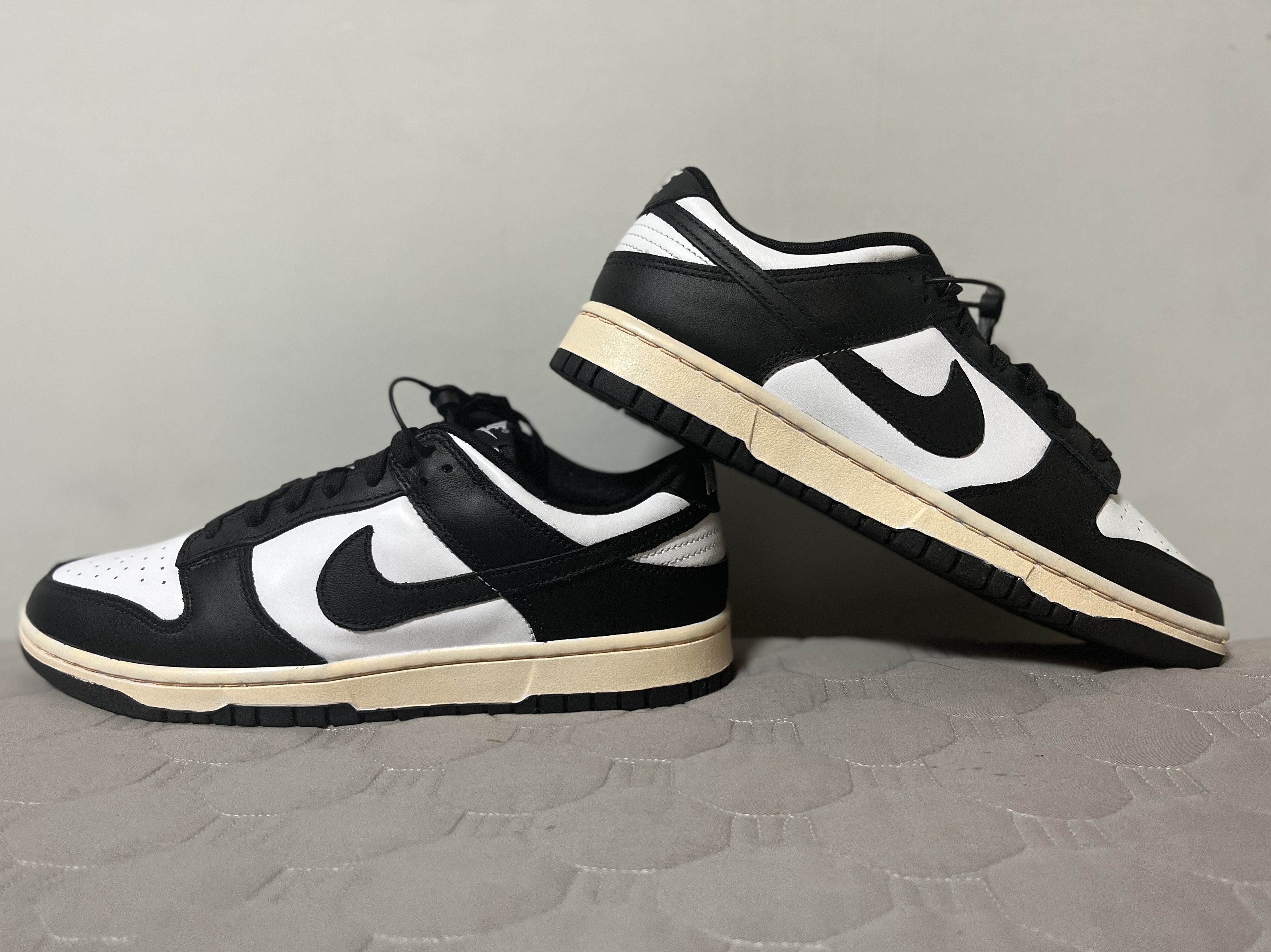 Nike Dunk Low Retro Black, (W) Nike Dunk Low Black 착용 스타일 - 2