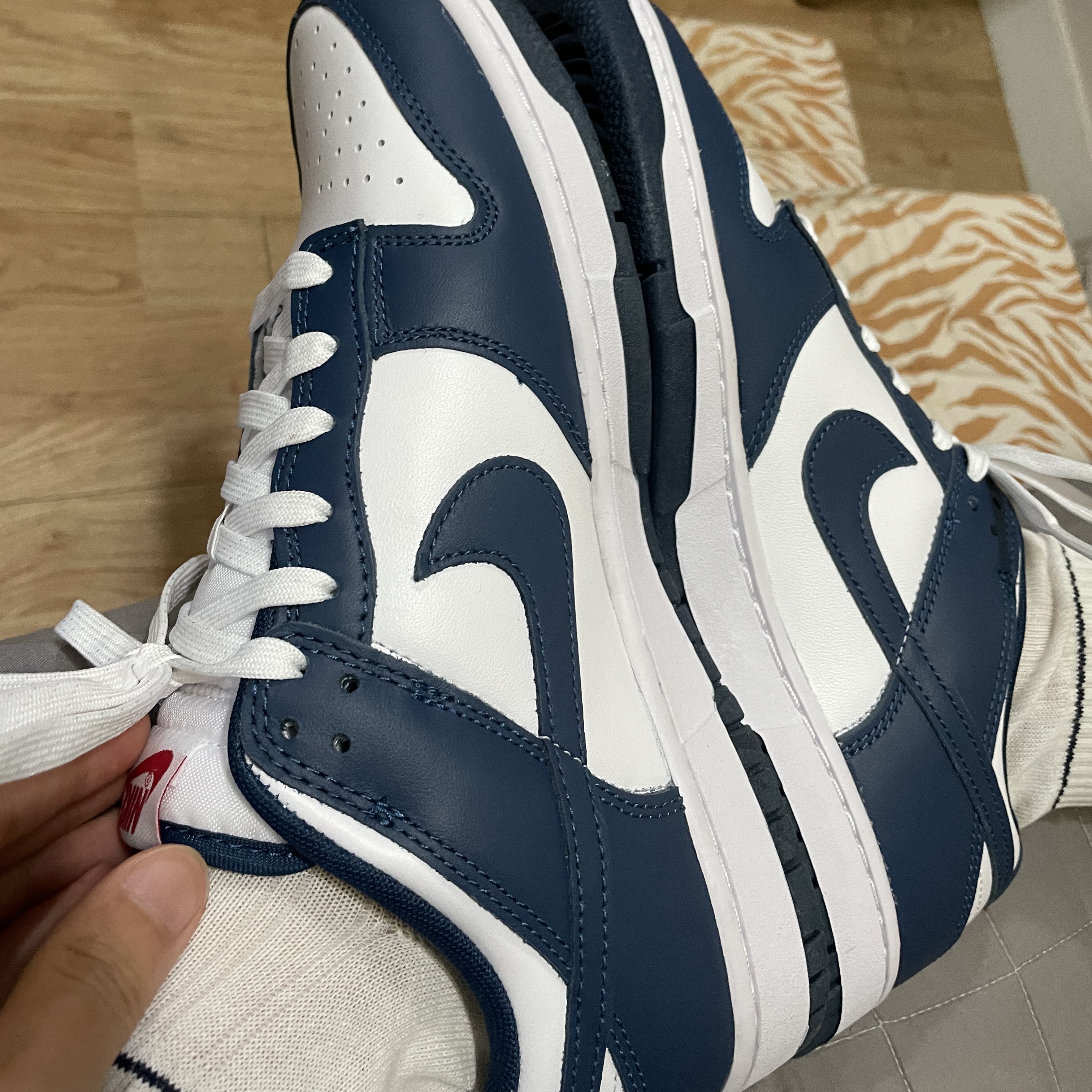 Nike Dunk Low Retro Valerian Blue 착용 스타일