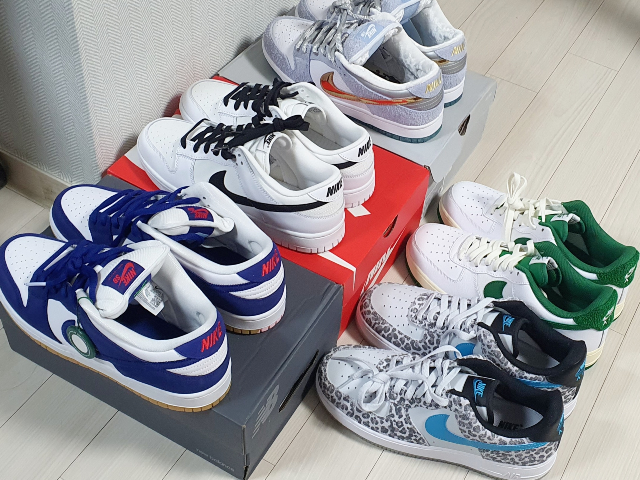 Nike Dunk Low Retro Summit White 착용 스타일