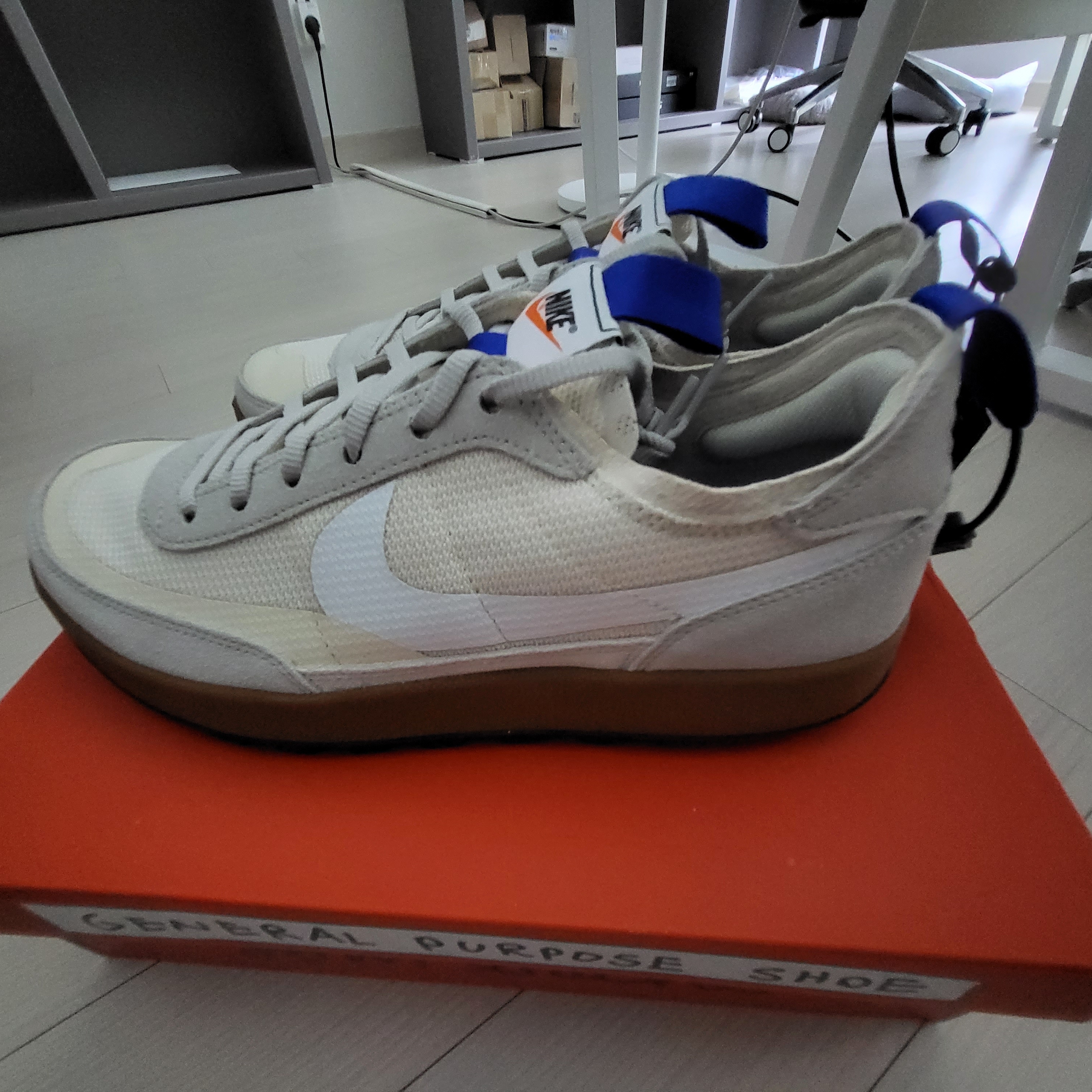 Nike x Tom Sachs General Purpose Shoe Light Cream 착용 스타일