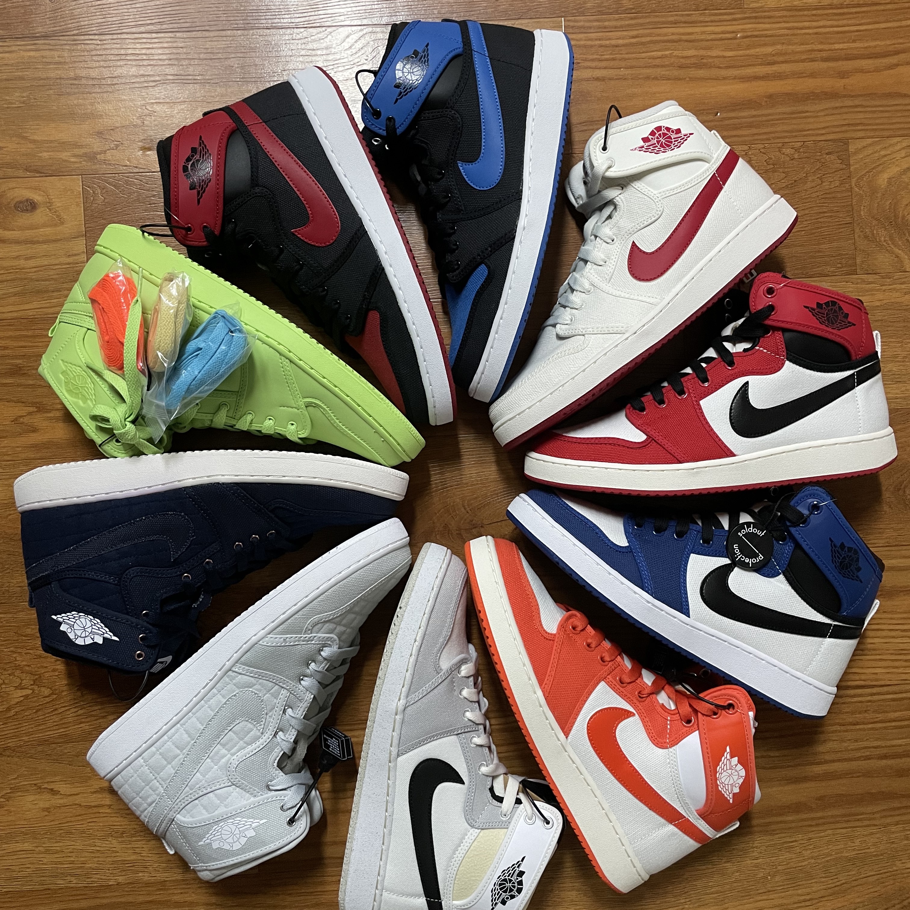 Jordan 1 KO Chicago 2021, Jordan 1 KO Storm Blue 착용 스타일