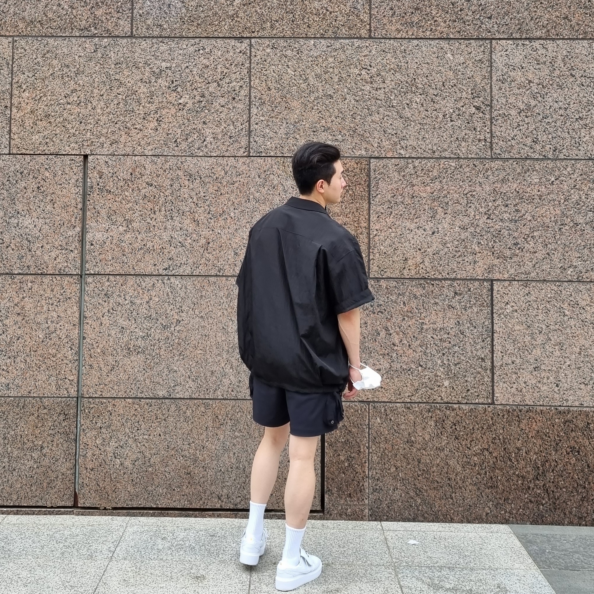 Nike x Peaceminusone Kwondo1 White 착용 스타일 - 4