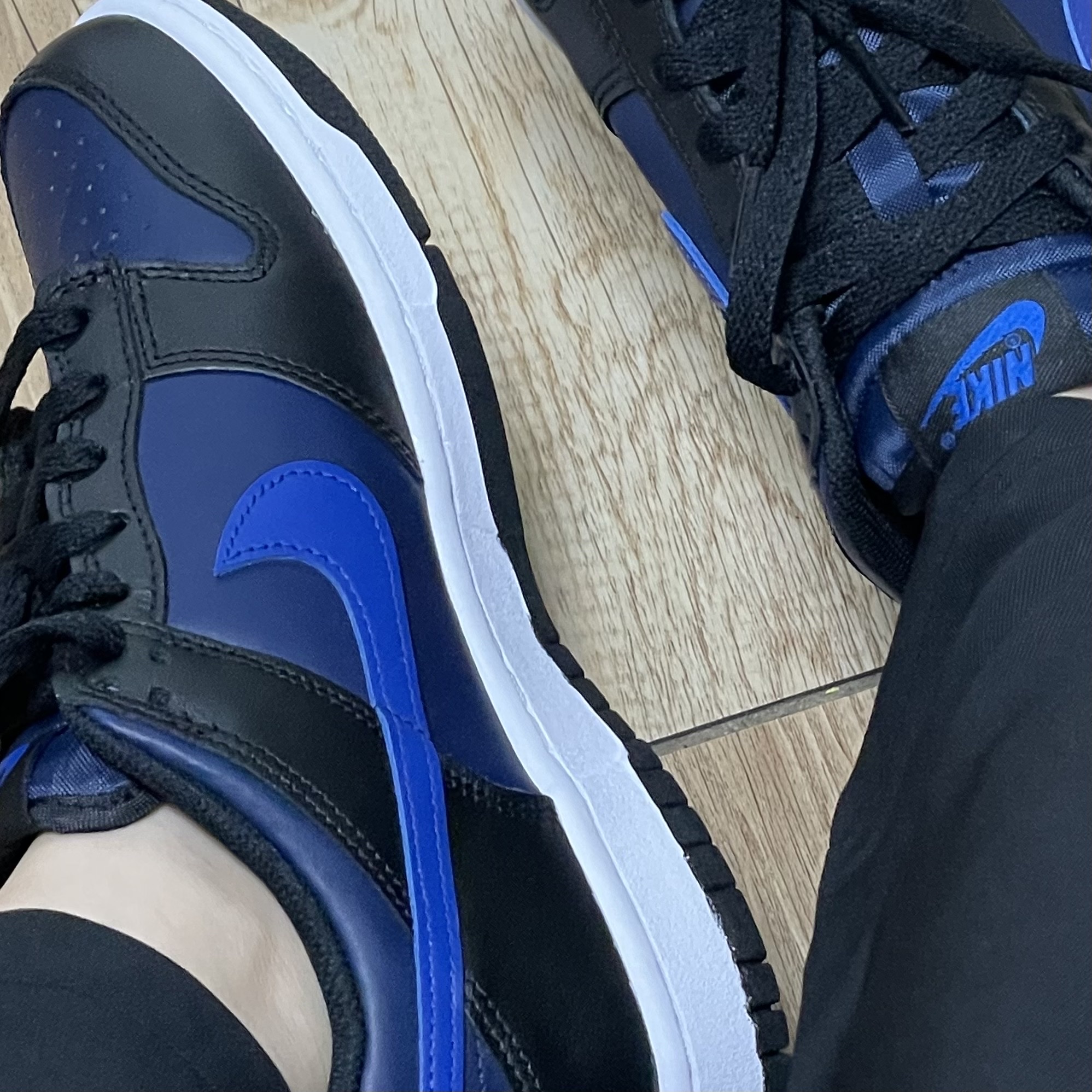 (GS) Nike Dunk Low Midnight Navy 착용 스타일 - 4