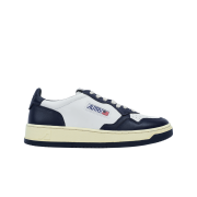 Autry Medalist Low Leather Sneakers Blue White
