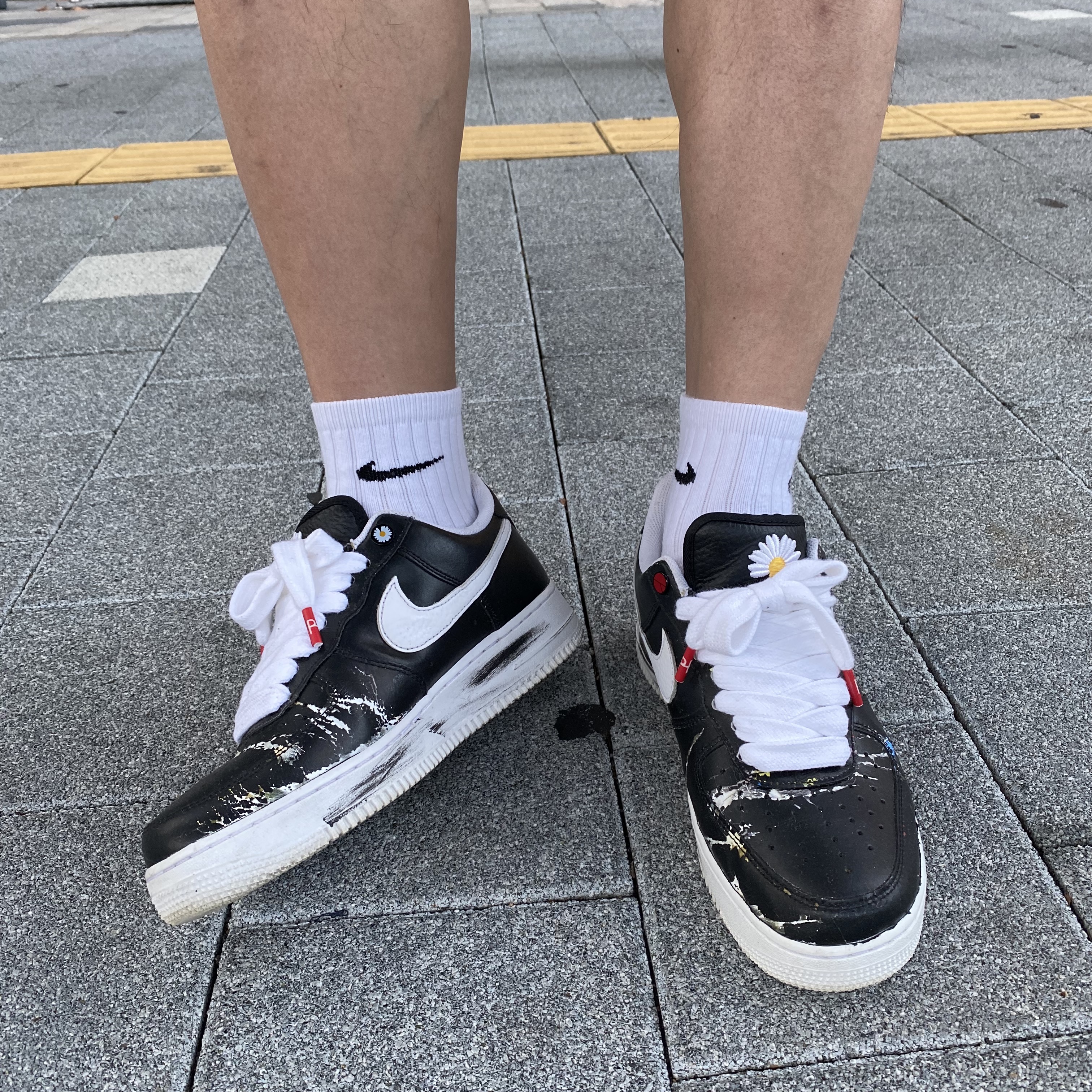 Nike x Peaceminusone Air Force 1 Low Para-Noise 착용 스타일 - 2