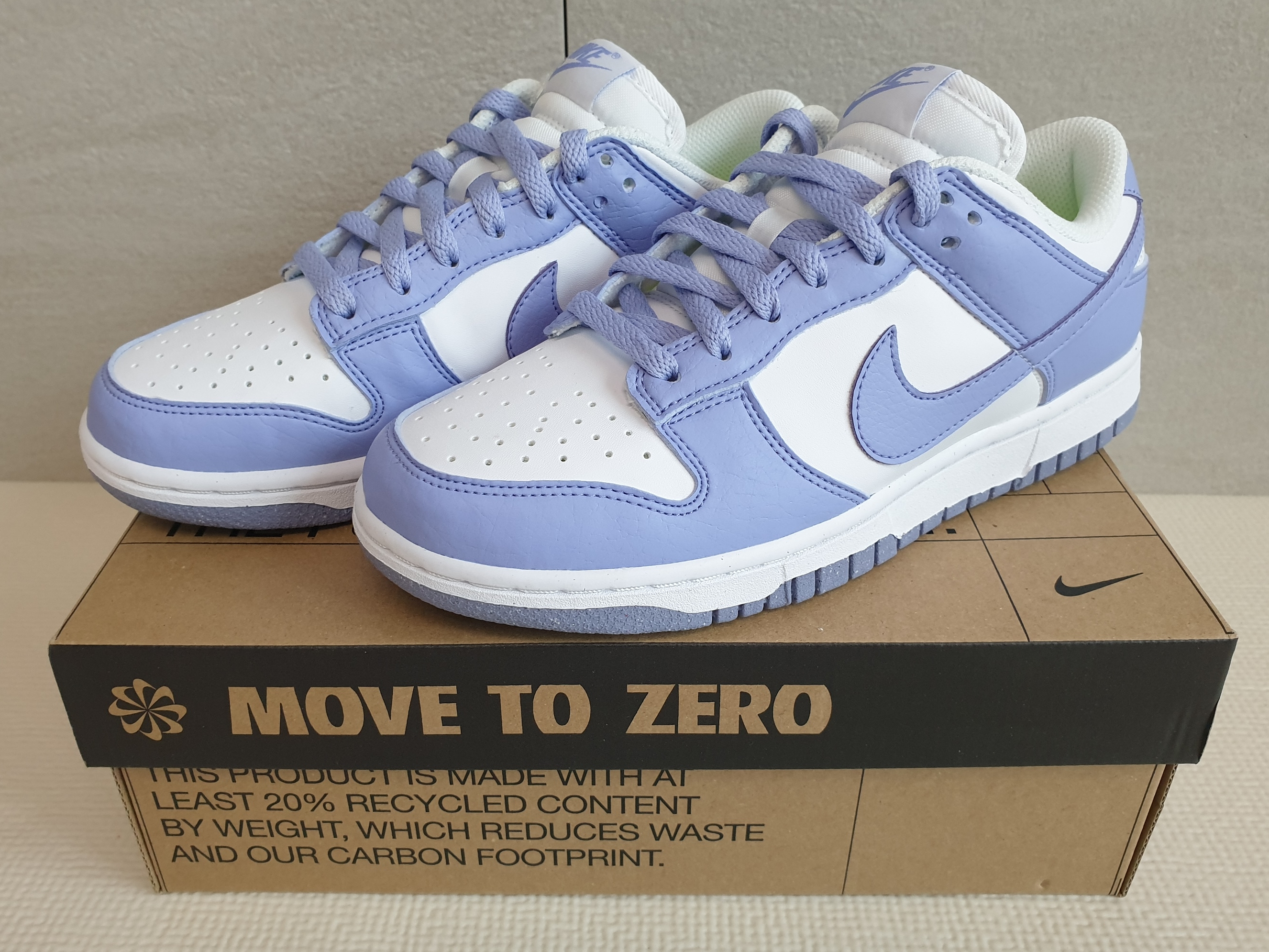 (W) Nike Dunk Low Next Nature Lilac 착용 스타일 - 1