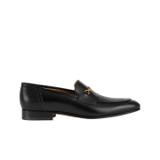 Gucci Horsebit Leather Loafers Black