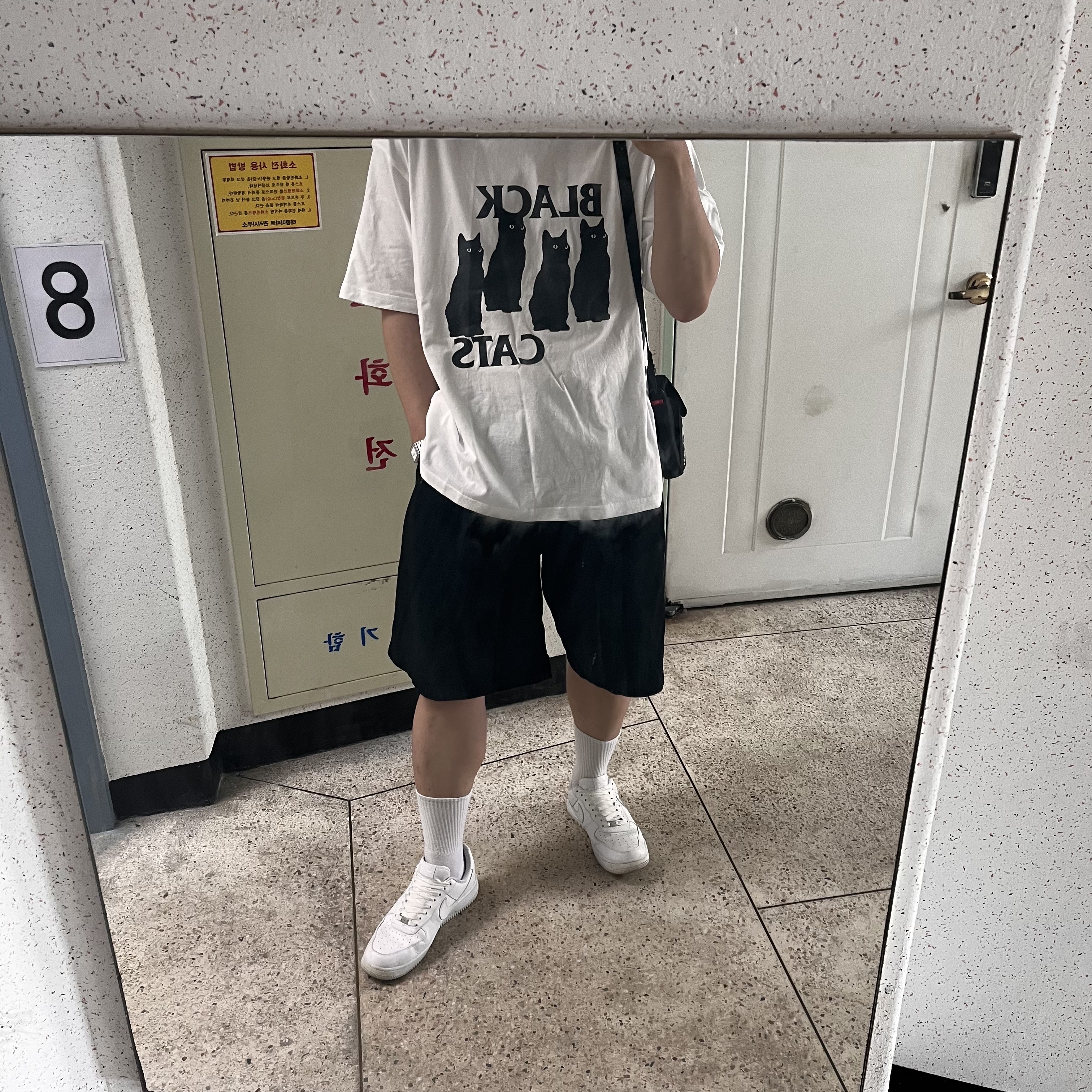 Nike Air Force 1 '07 Low White 착용 스타일