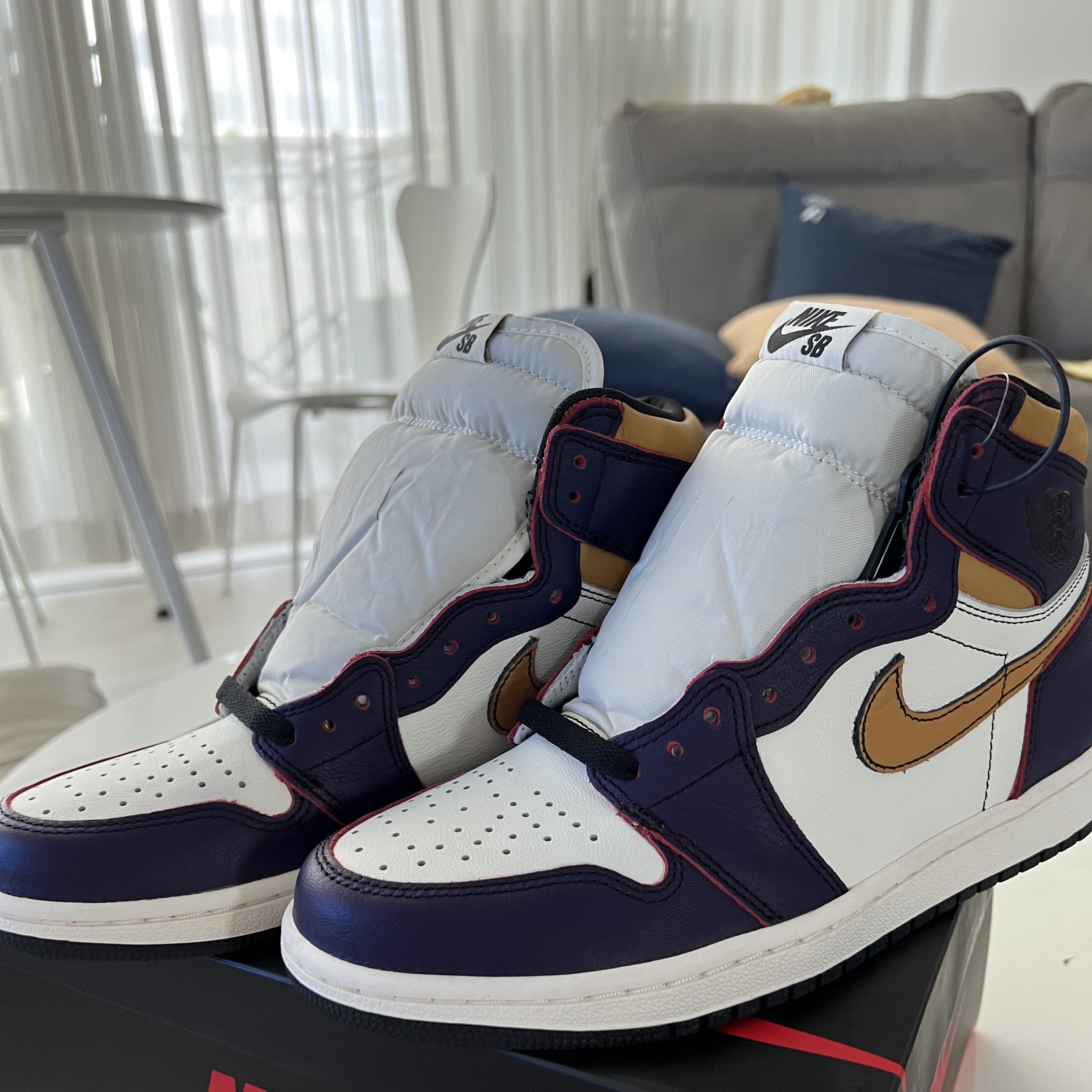 Jordan 1 Retro High OG Defiant SB LA to Chicago 착용 스타일 - 3
