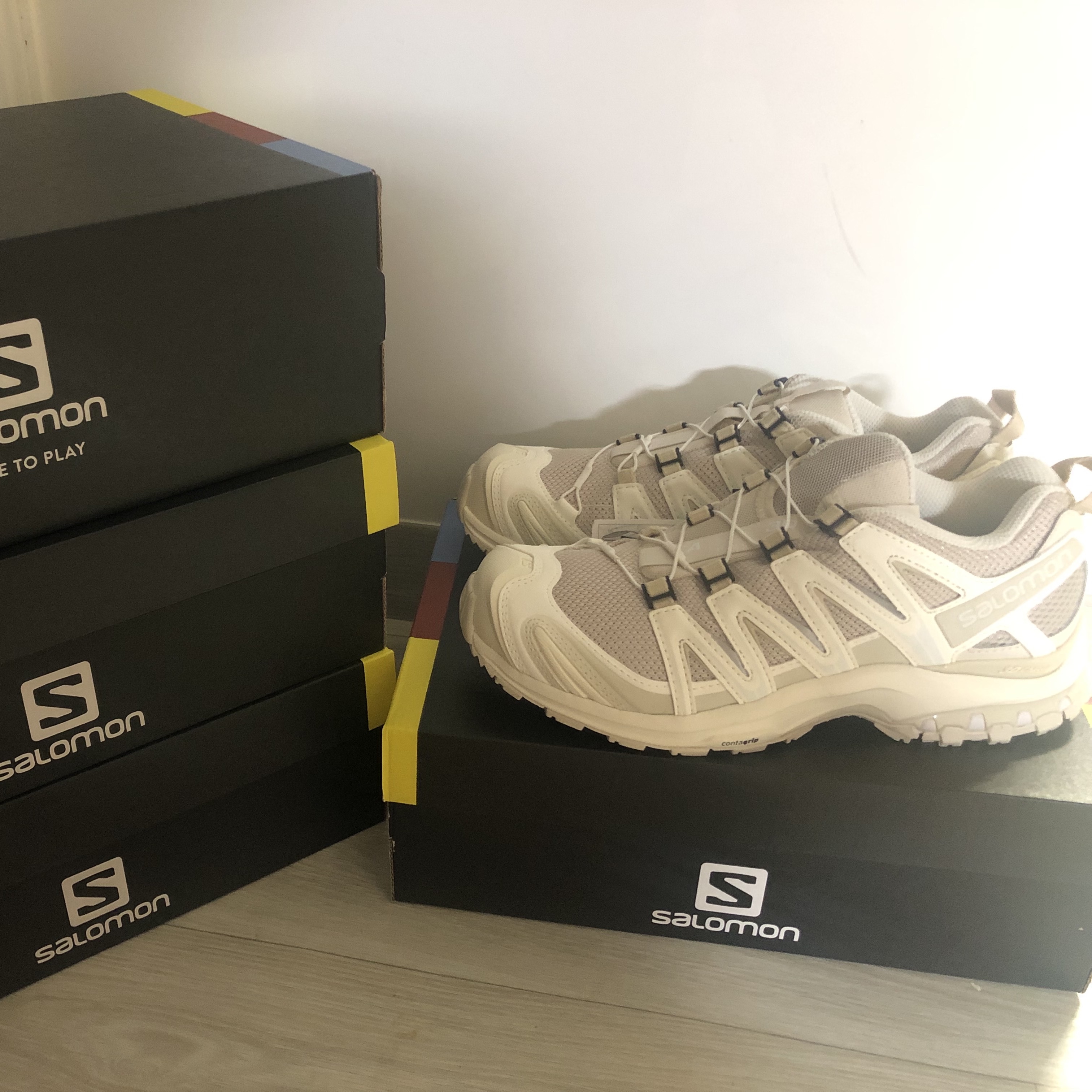 Salomon XA Pro 3D Rainy Day 착용 스타일 - 1