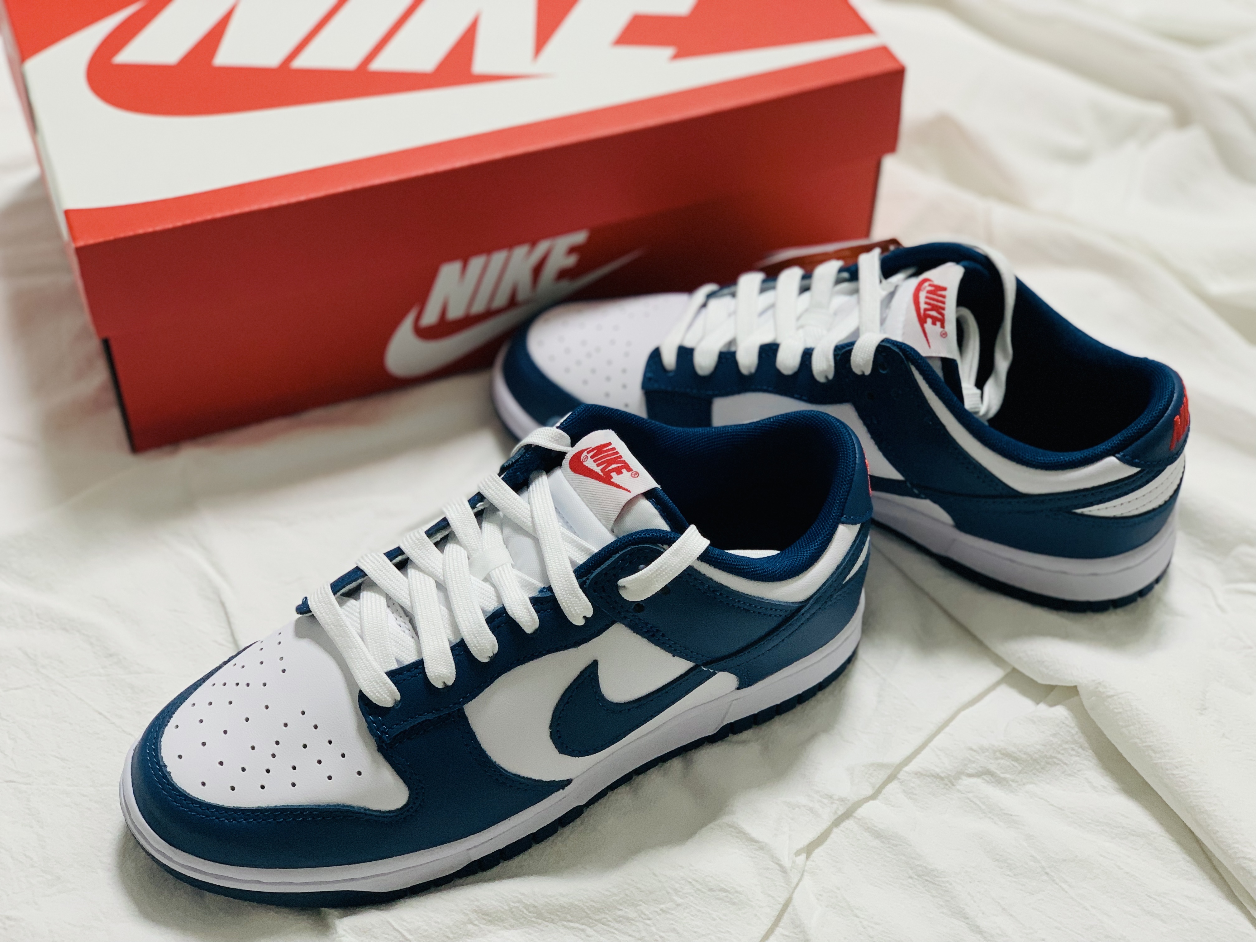 Nike Dunk Low Retro Valerian Blue 착용 스타일 - 1