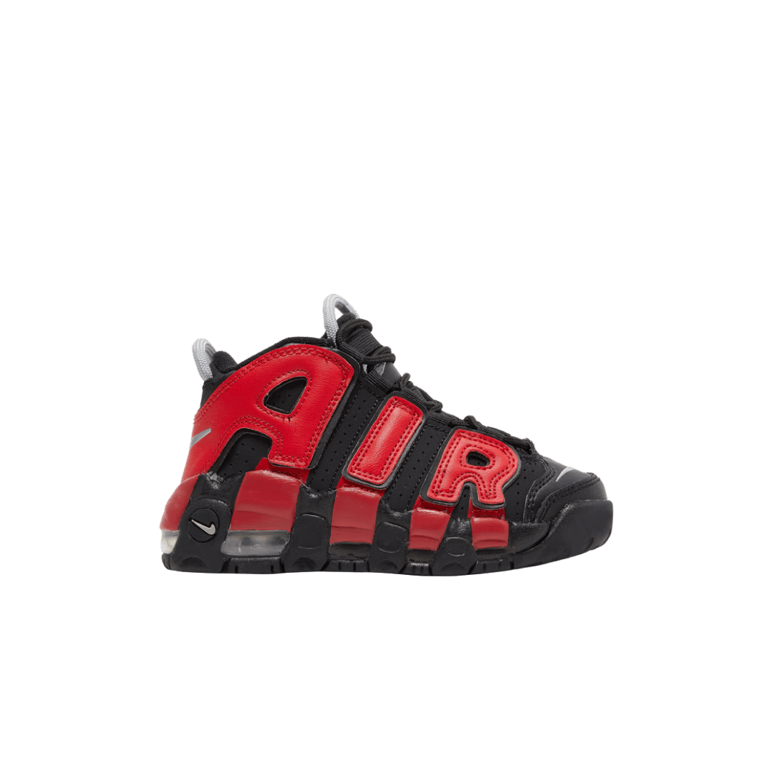 (PS) 나이키 에어 모어 업템포 96 블랙 유니버시티 레드((PS) Nike Air More Uptempo 96 Black University Red) - 1