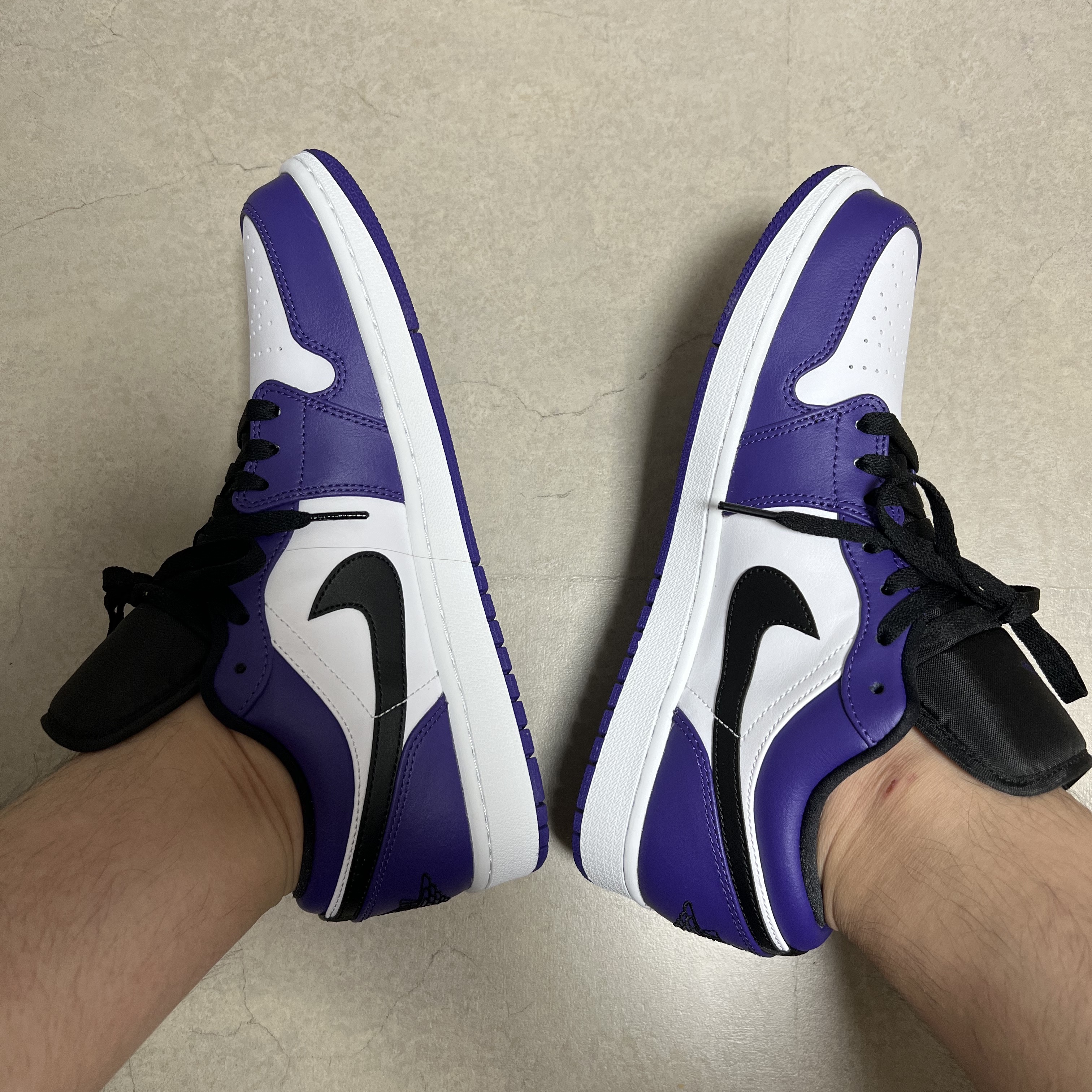 Jordan 1 Low Court Purple 2020 착용 스타일 - 2