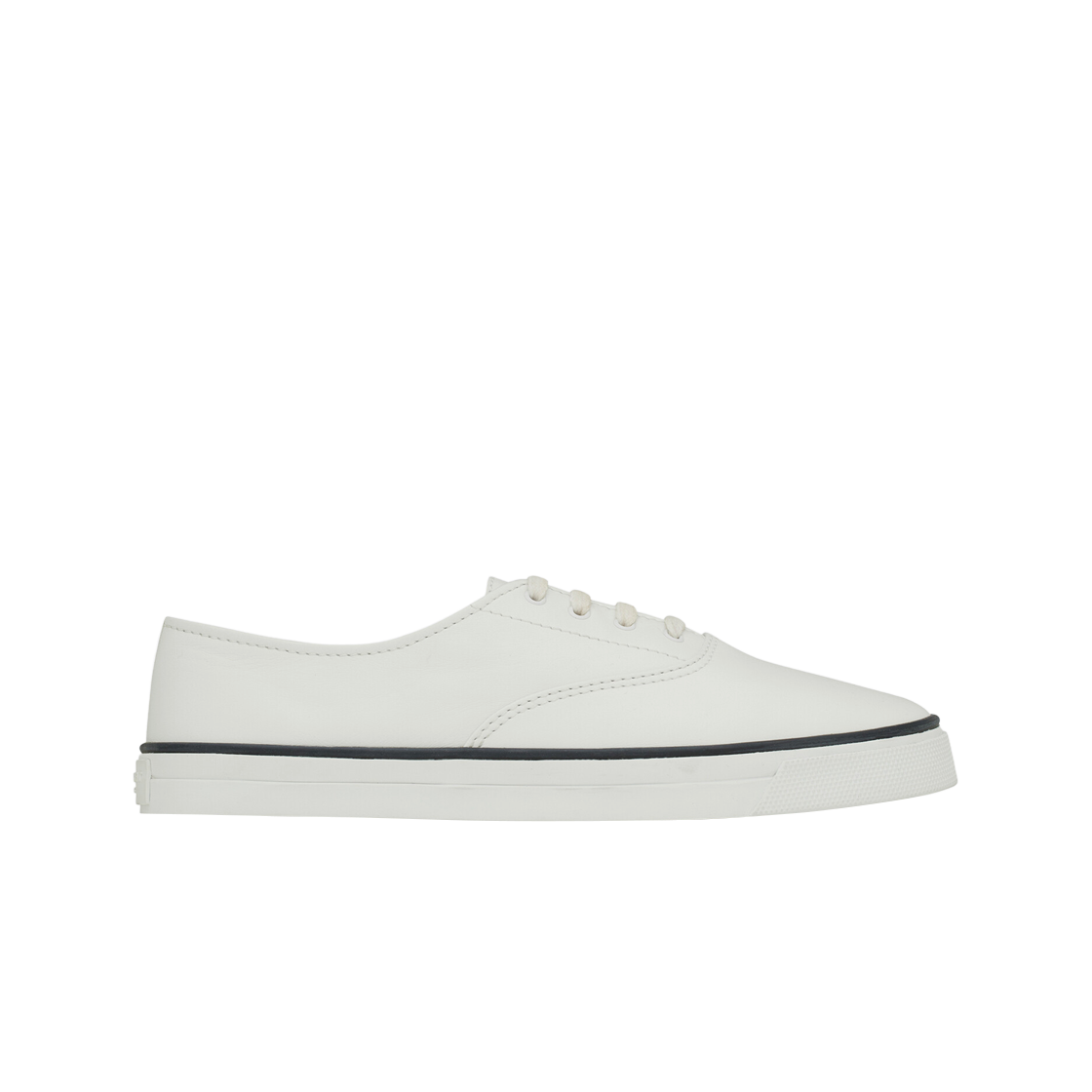 (W) 생로랑 레더 탄뎀 스니커즈 블랑 옵틱((W) Saint Laurent Tandem Sneakers in Leather Blanc Optique) - 1