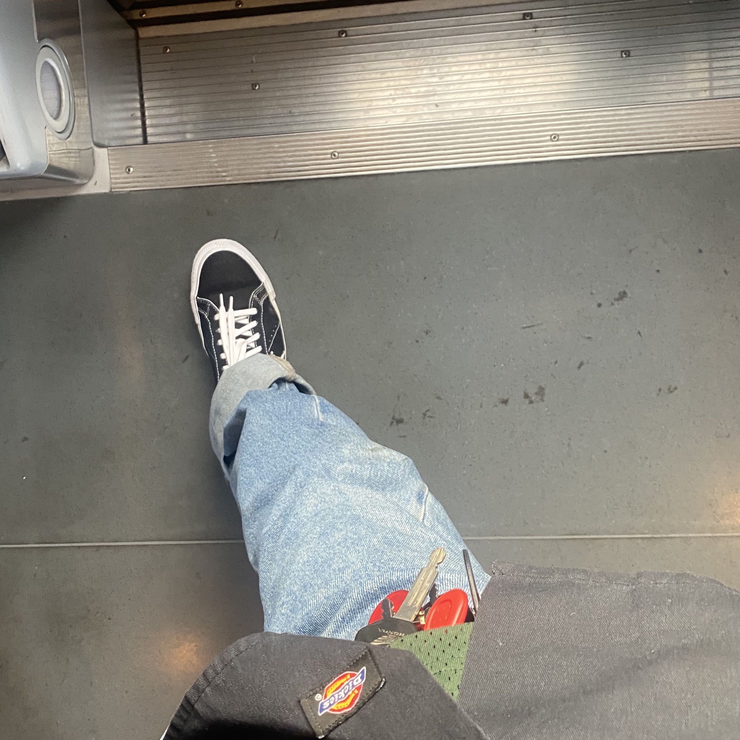 Converse x Stussy One Star Ox Black 착용 스타일