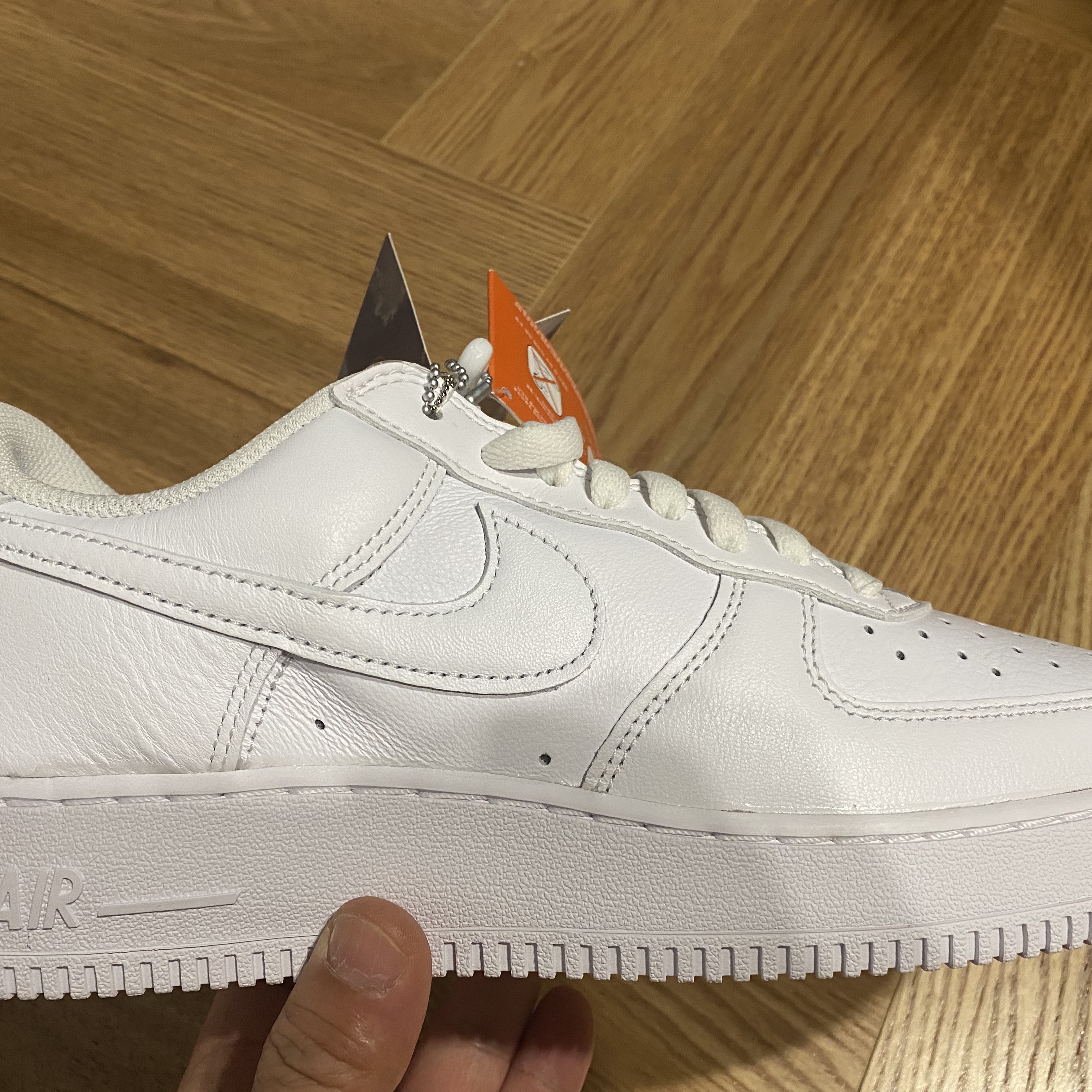 Nike Air Force 1 '07 Low White, Nike Air Force 1 Low Retro Color of the Month White 착용 스타일 - 4
