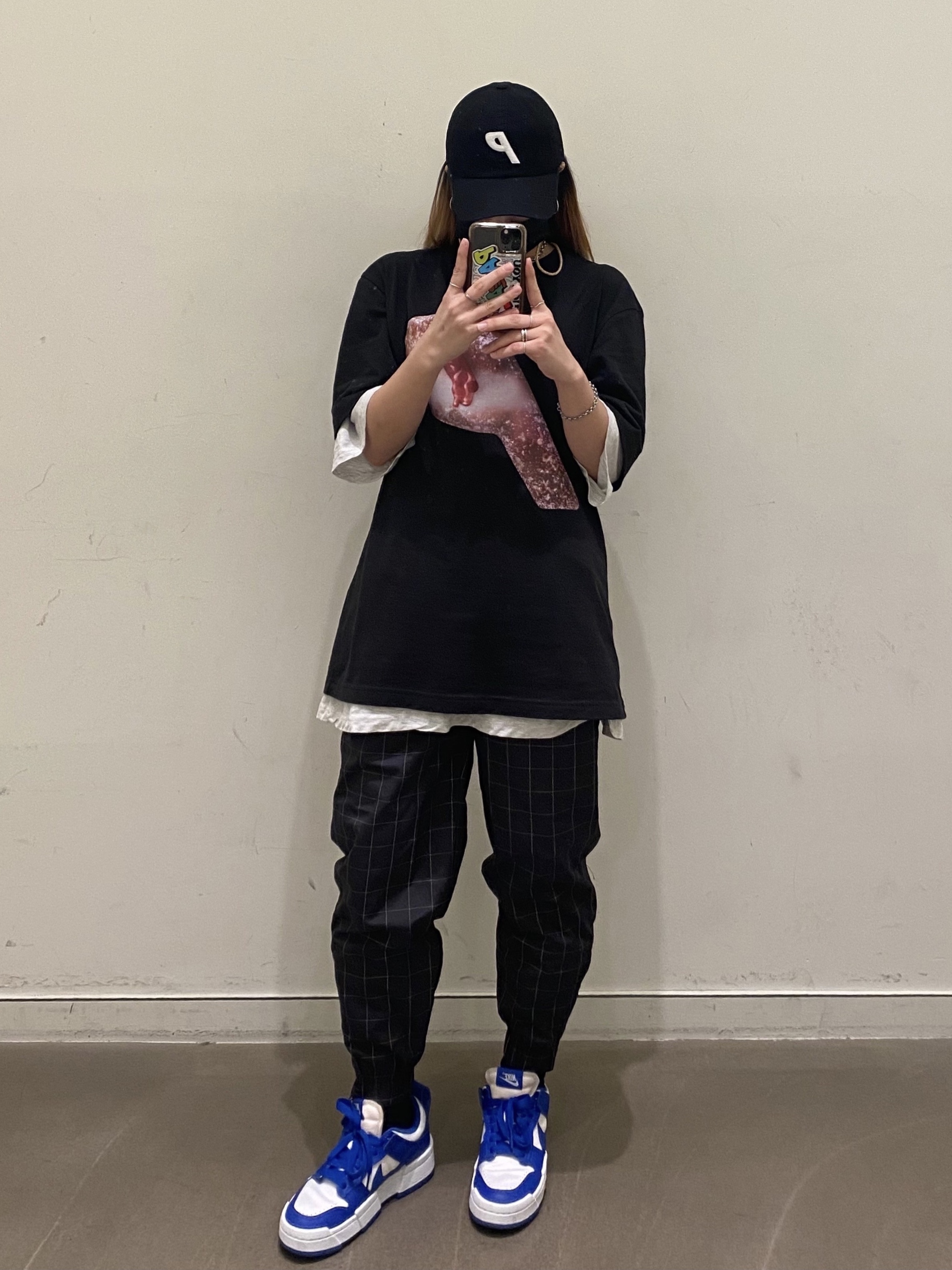 Palace Canvas P 6-Panel Black - 21FW, (W) Nike Dunk Low Disrupt Game Royal 착용 스타일