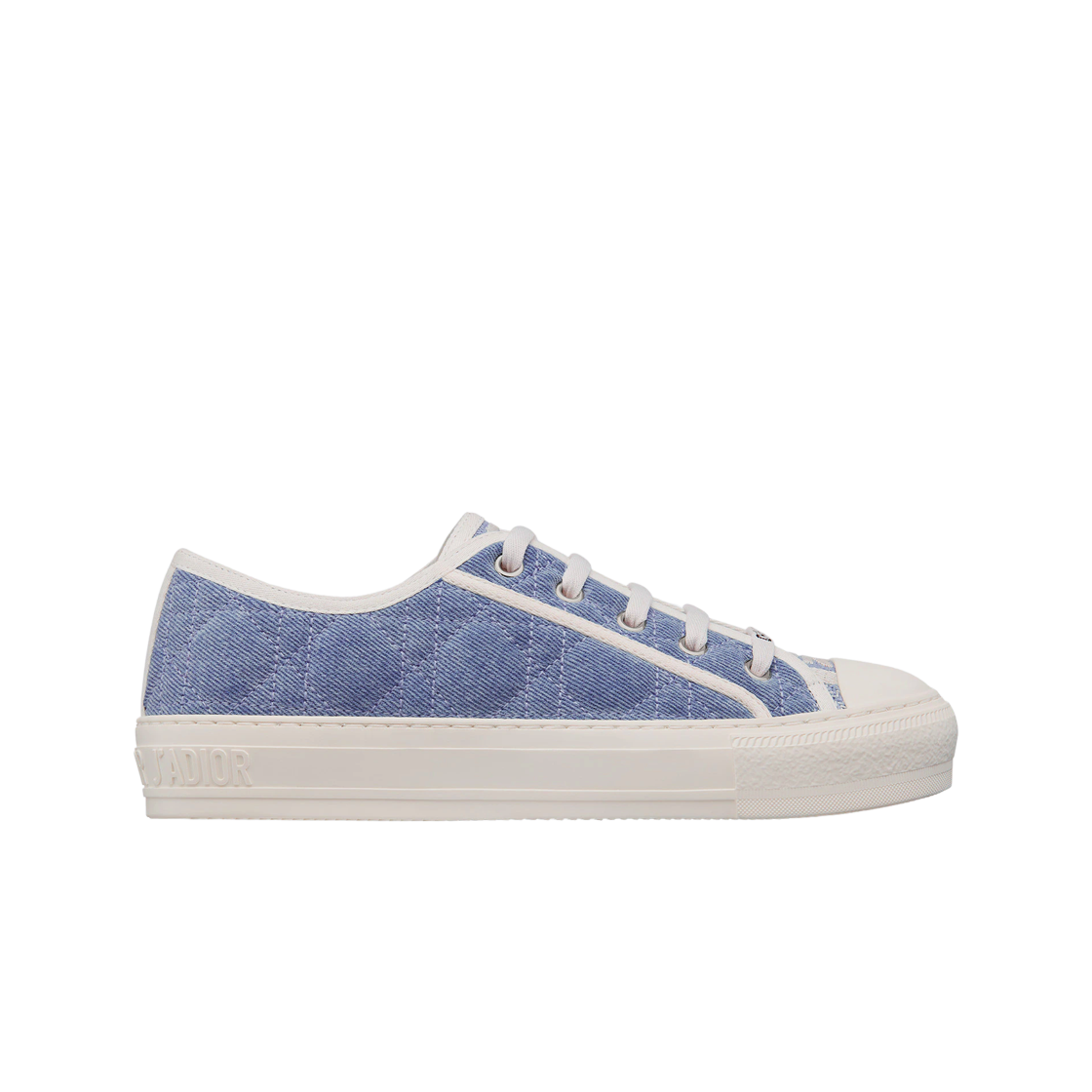 (W) 디올 워크앤디올 스니커즈 까나쥬 자수 데님 블루 페이디드((W) Dior Walk'N'Dior Sneakers Cannage Denim Blue Faded) - 1