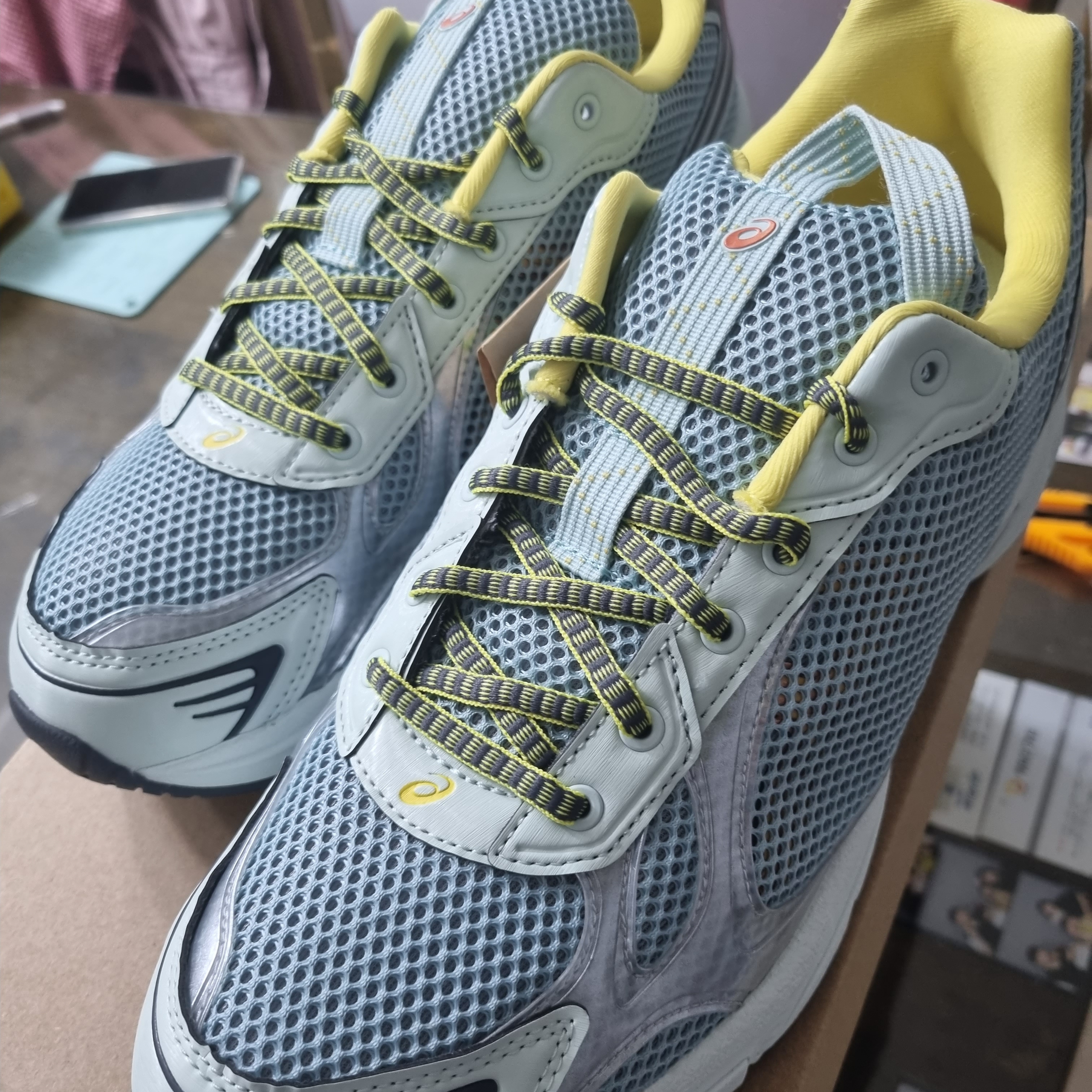 Asics UB4-S Gel-1130 Smoke Blue 착용 스타일