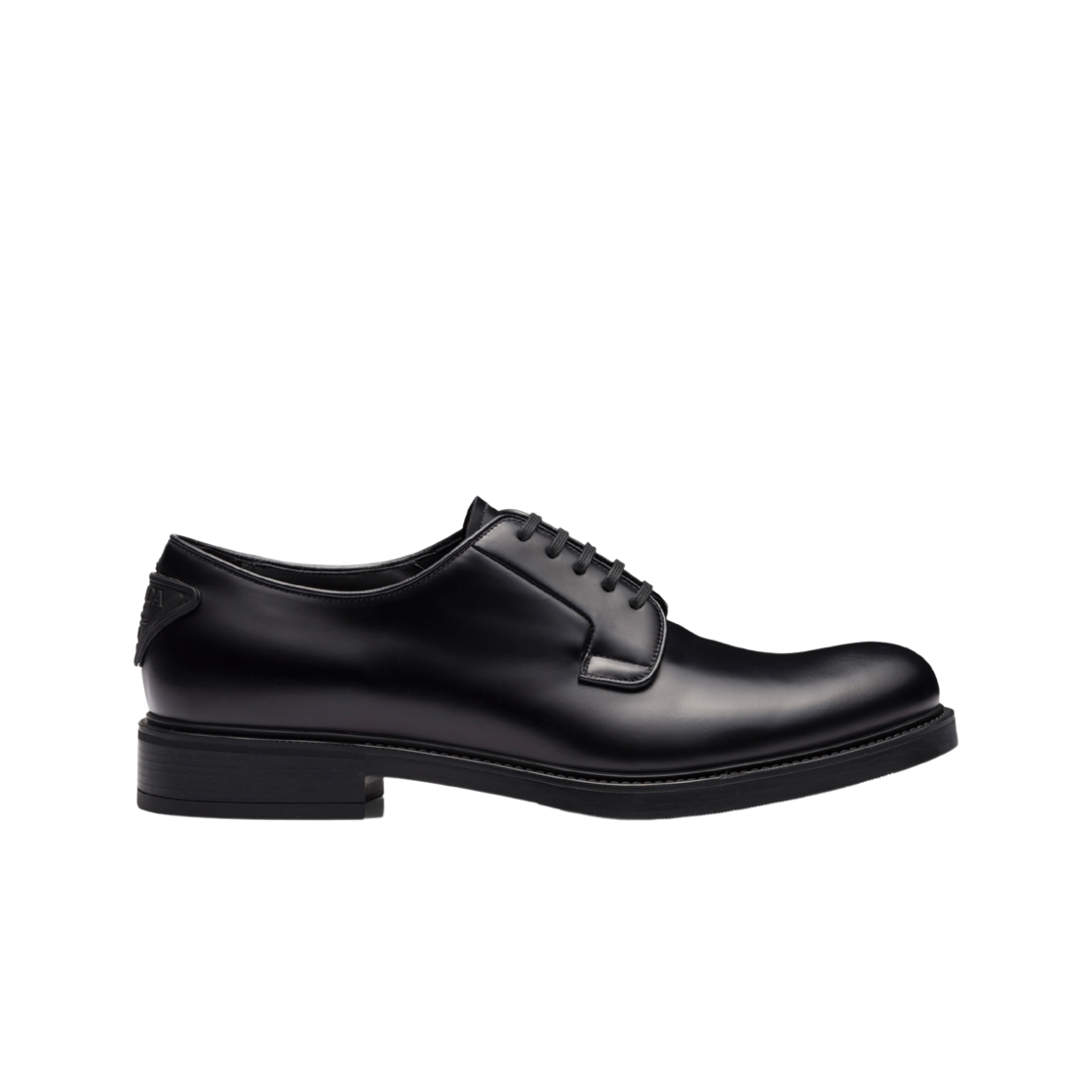 프라다 브러쉬드 레더 레이스업 블랙(Prada Brushed Leather Lace-Up Black)