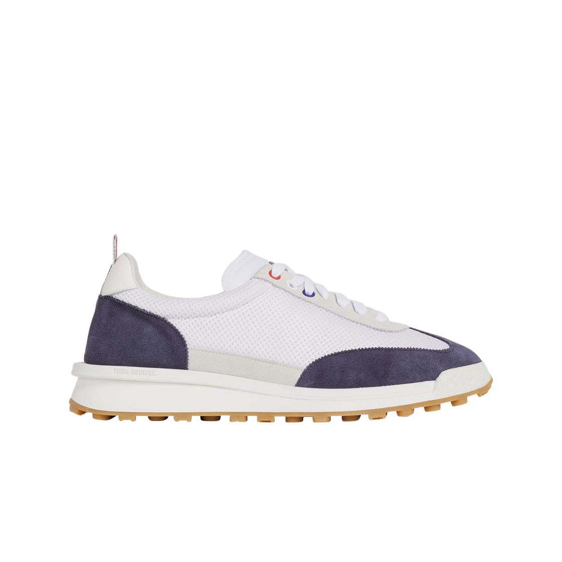 톰브라운 파인 키드 스웨이드 테크 러너 네이비(Thom Browne Fine Kid Suede Tech Runner Navy)