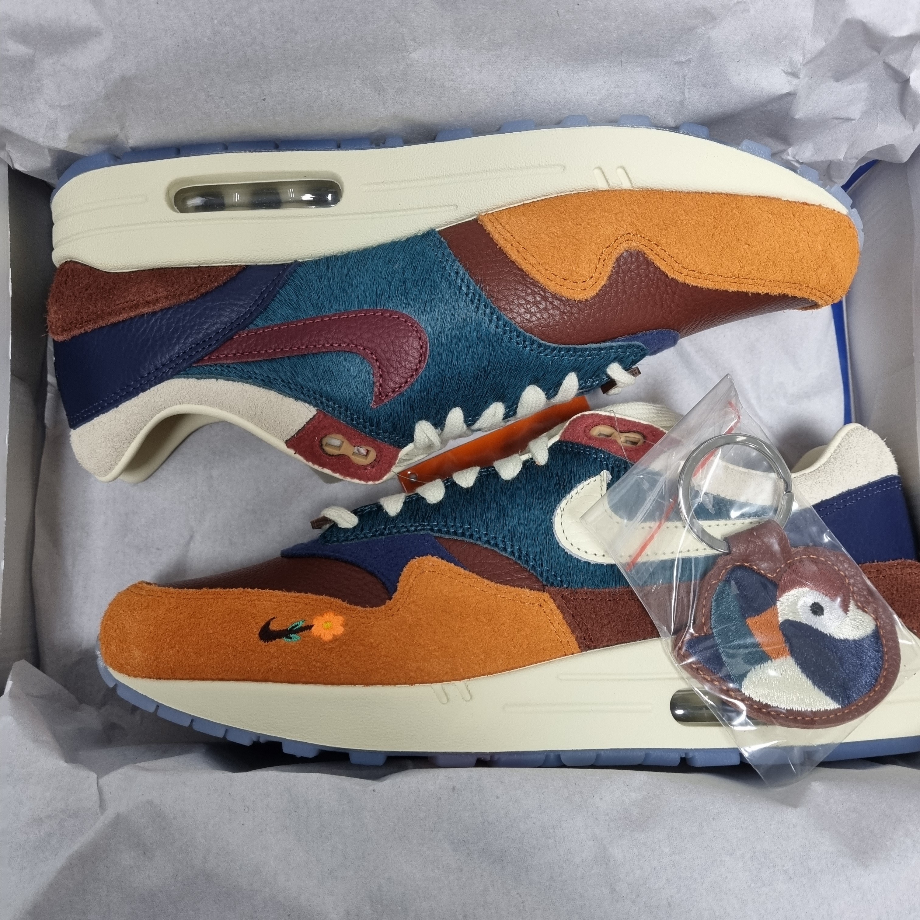 Nike x Kasina Air Max 1 SP Won-Ang Orange 착용 스타일 - 4