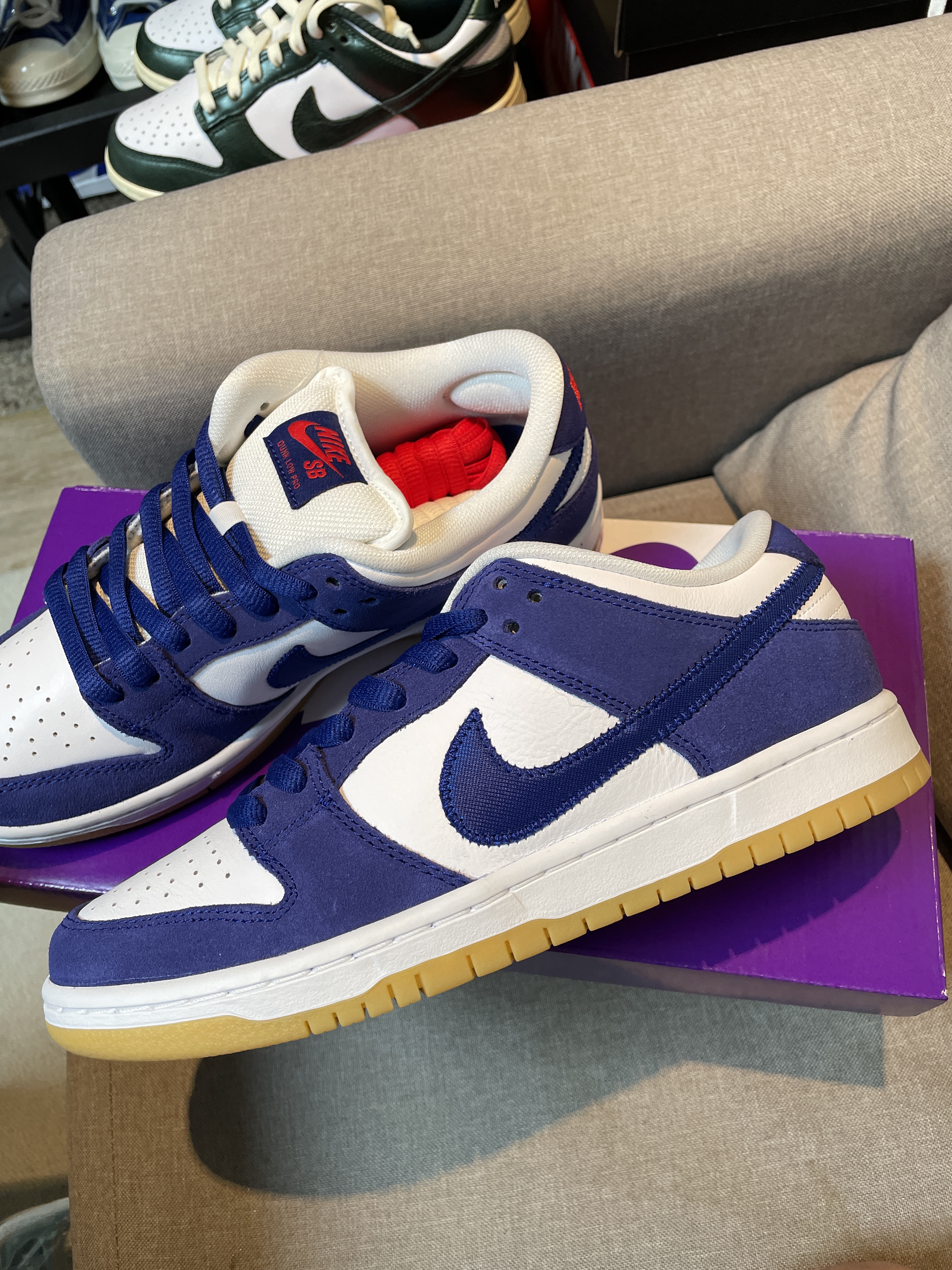 Nike SB Dunk Low Pro Premium Deep Royal Blue 착용 스타일