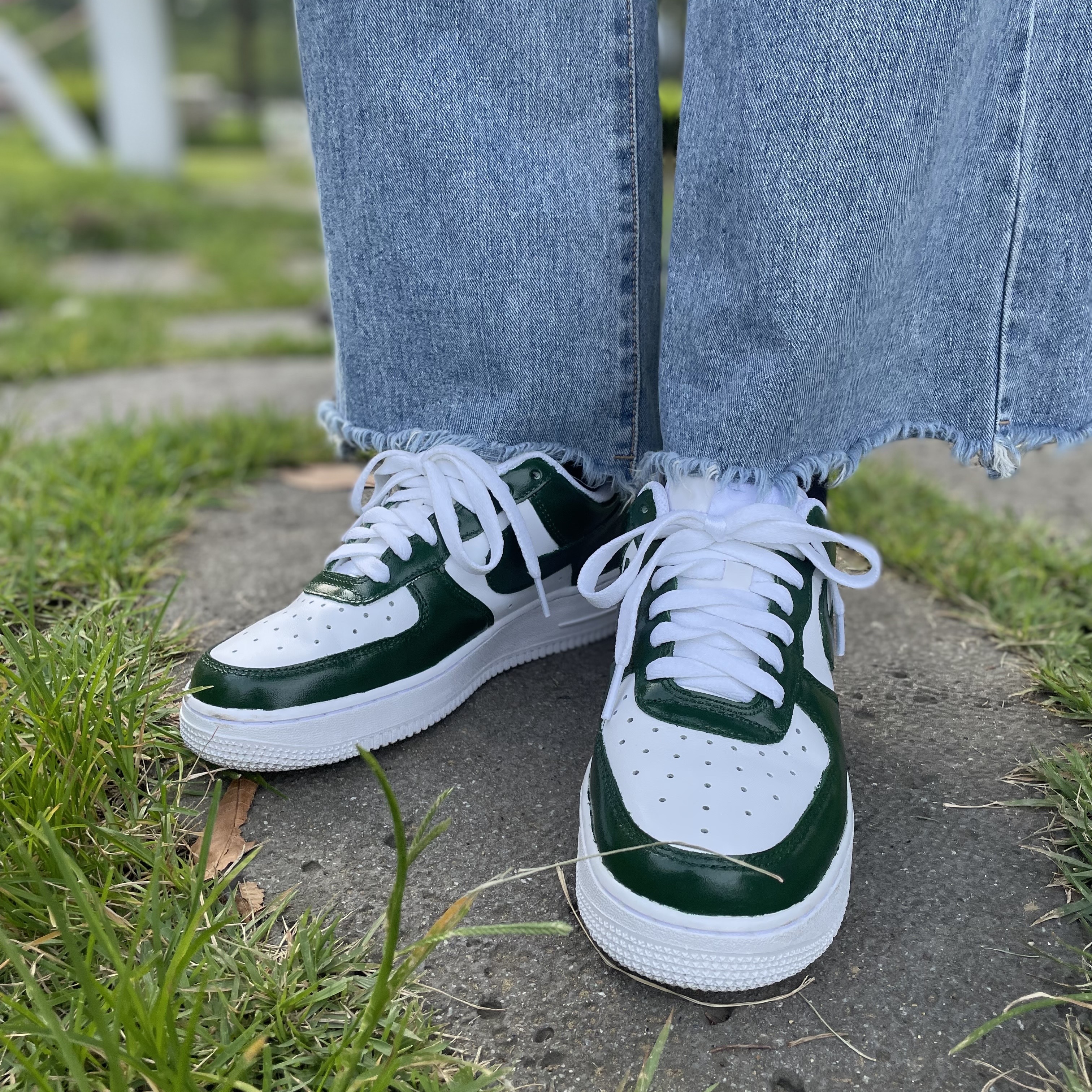 (W) Nike Air Force 1 '07 Low White 착용 스타일 - 2