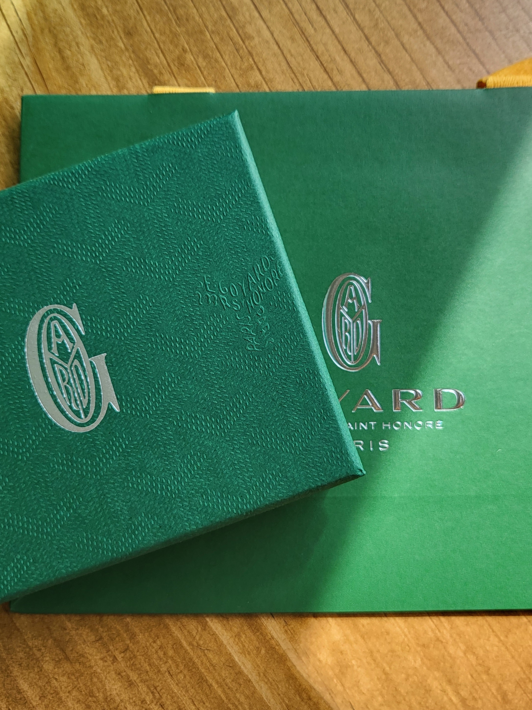 Goyard Insert Victoire Card Holder Black 착용 스타일 - 2