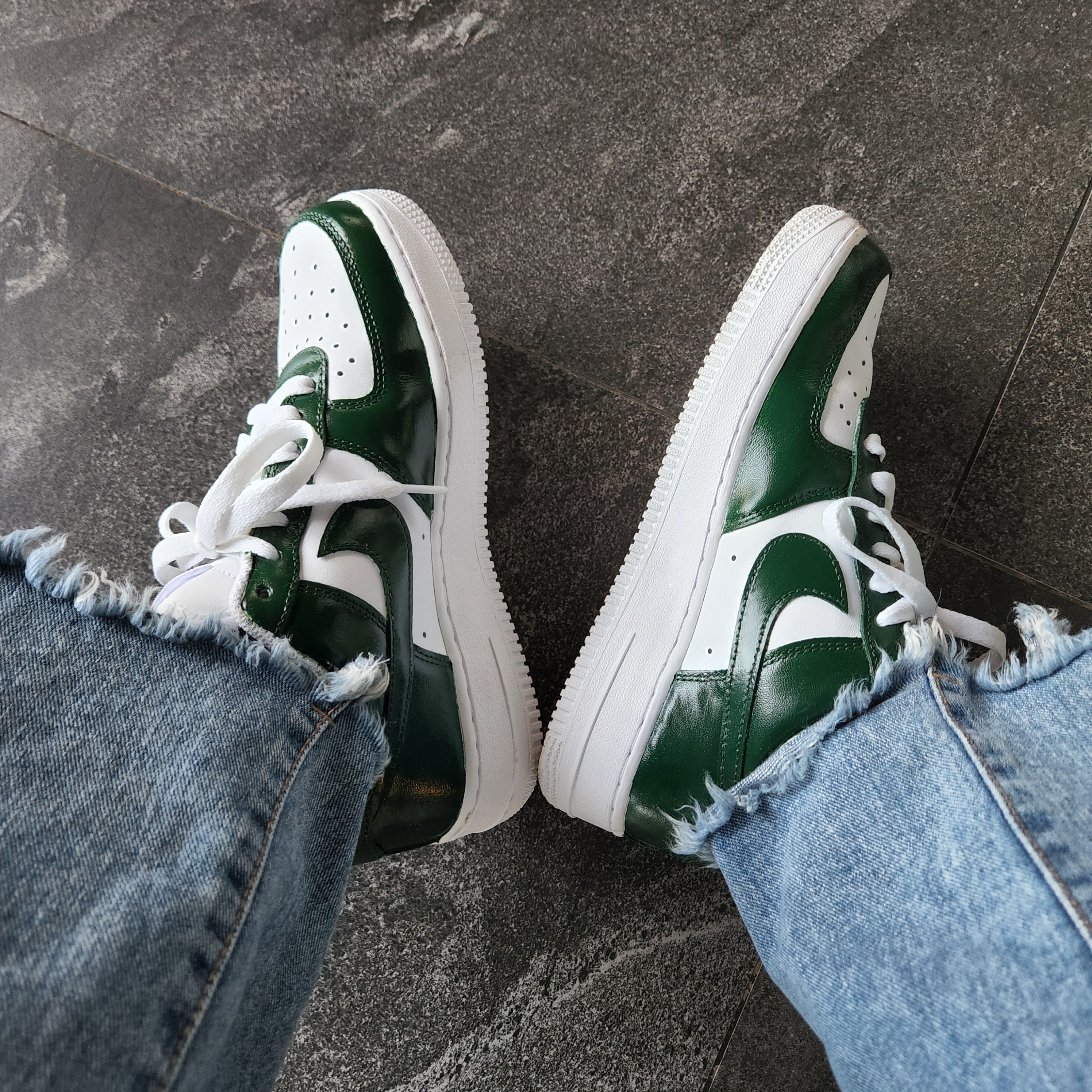 (W) Nike Air Force 1 '07 Low White 착용 스타일 - 1