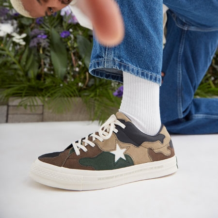 Converse x SNS One Star Camo Brown 착용 스타일