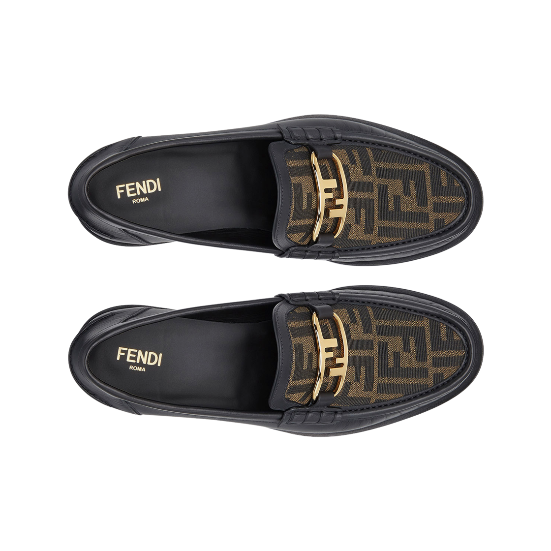 펜디 오 락 로퍼 블랙(Fendi O'Lock Loafers Black) - 2