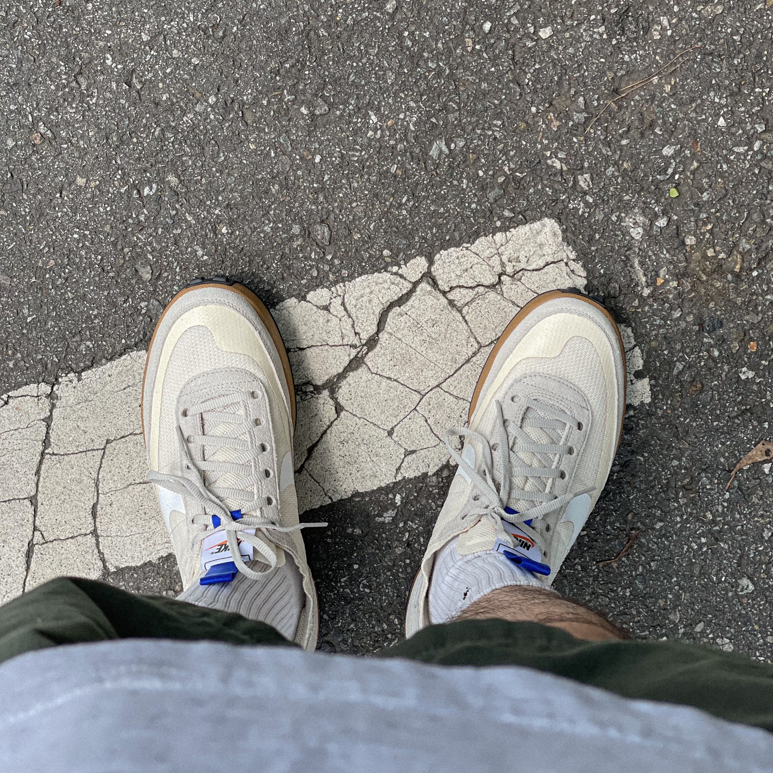 Nike x Tom Sachs General Purpose Shoe Light Cream 착용 스타일