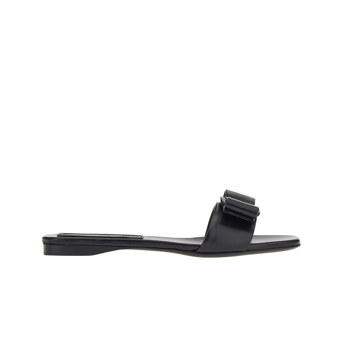 (W) 페라가모 비바 슬라이드 블랙 - D((W) Ferragamo Viva Slide Black - D) - 1