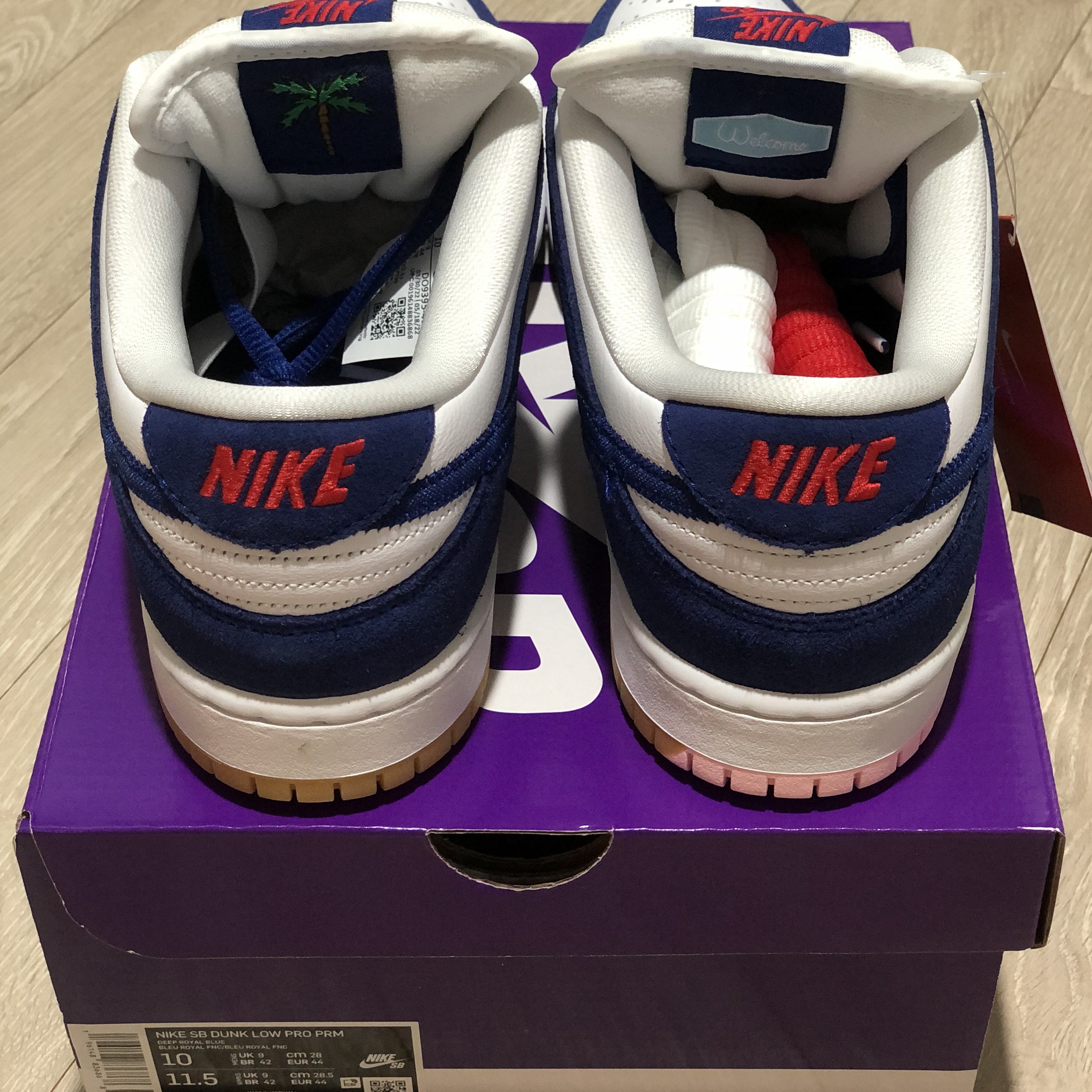 Nike SB Dunk Low Pro Premium Deep Royal Blue 착용 스타일 - 2
