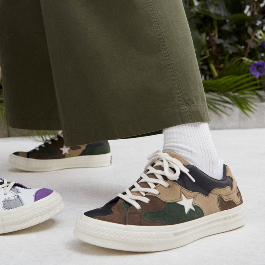 Converse x SNS One Star Camo Brown 착용 스타일