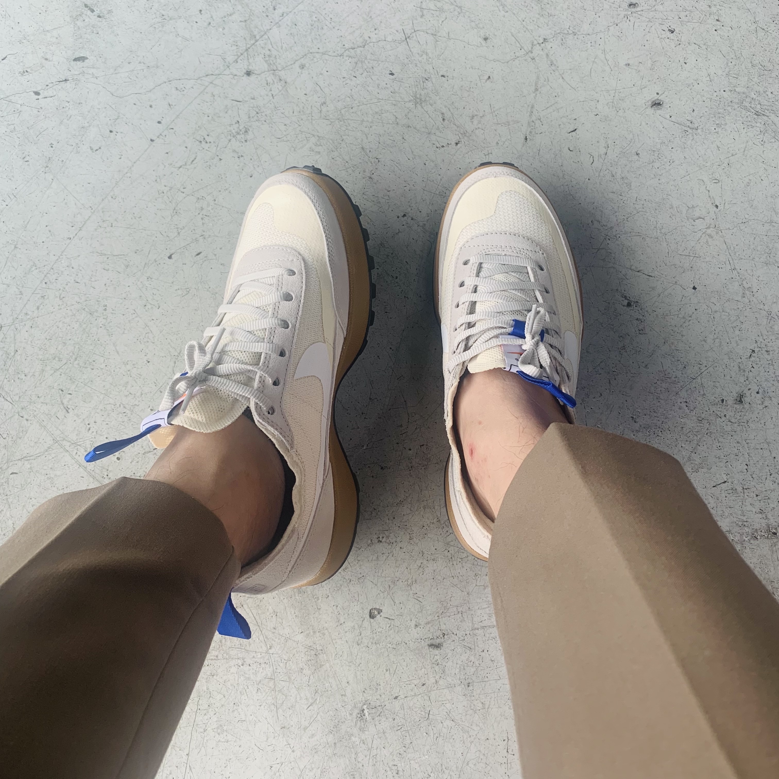 Nike x Tom Sachs General Purpose Shoe Light Cream 착용 스타일