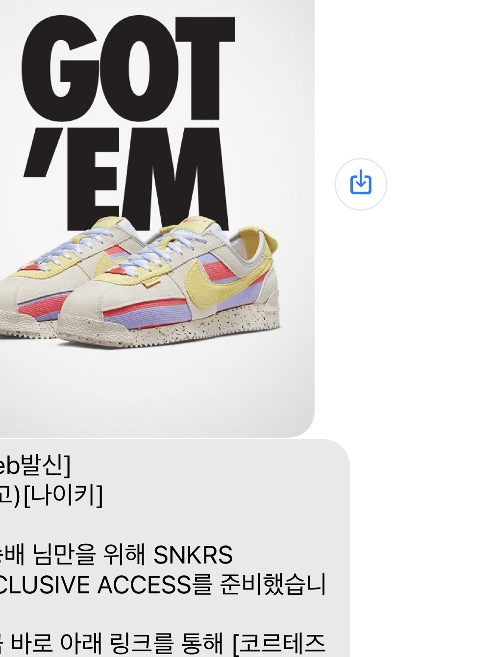 Nike x Union Cortez SP Lemon Frost 착용 스타일 - 1