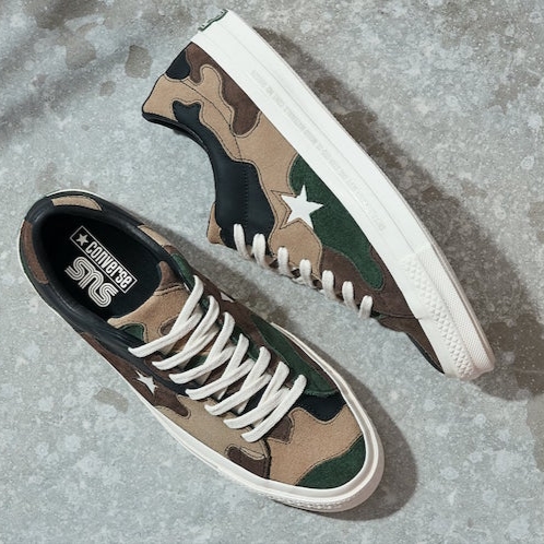 Converse x SNS One Star Camo Brown 착용 스타일