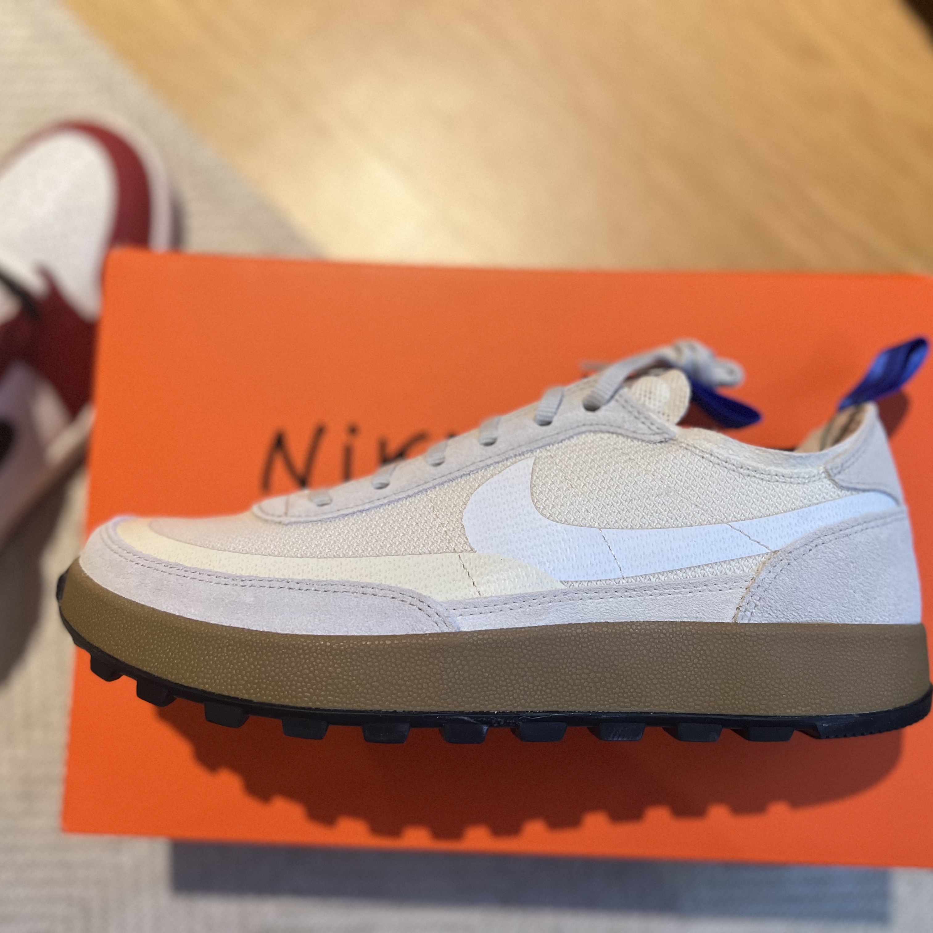 Nike x Tom Sachs General Purpose Shoe Light Cream 착용 스타일