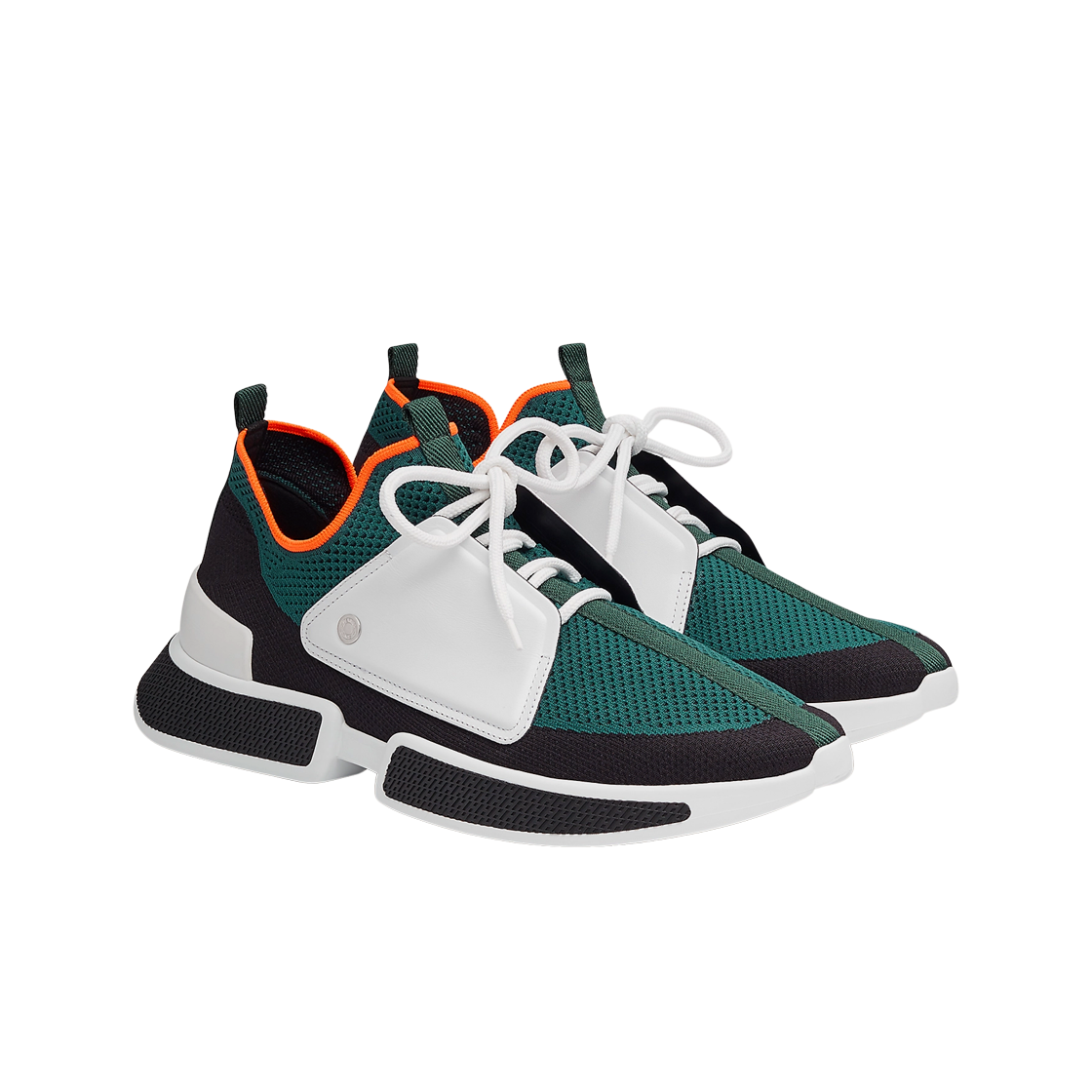 에르메스 엑스퍼트 스니커즈 페트롤 누아 블랑(Hermes Expert Sneakers Petrole Noir Blanc) - 2