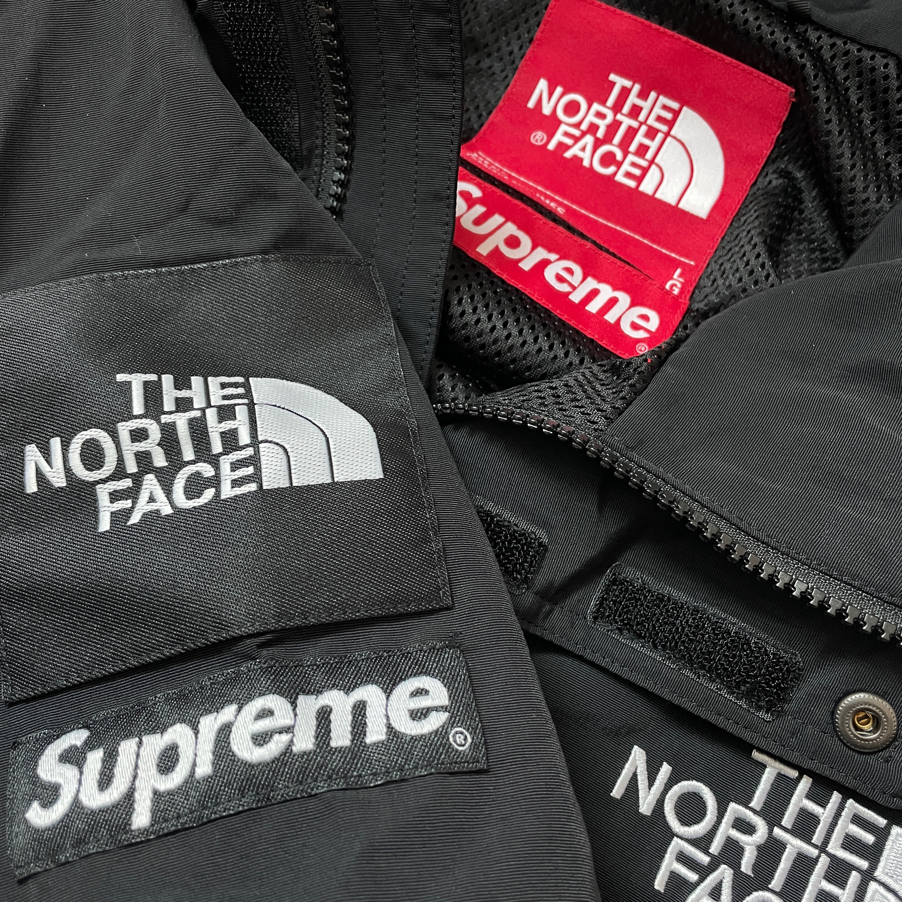 Supreme x The North Face Trekking Convertible Jacket Black - 22SS 착용 스타일