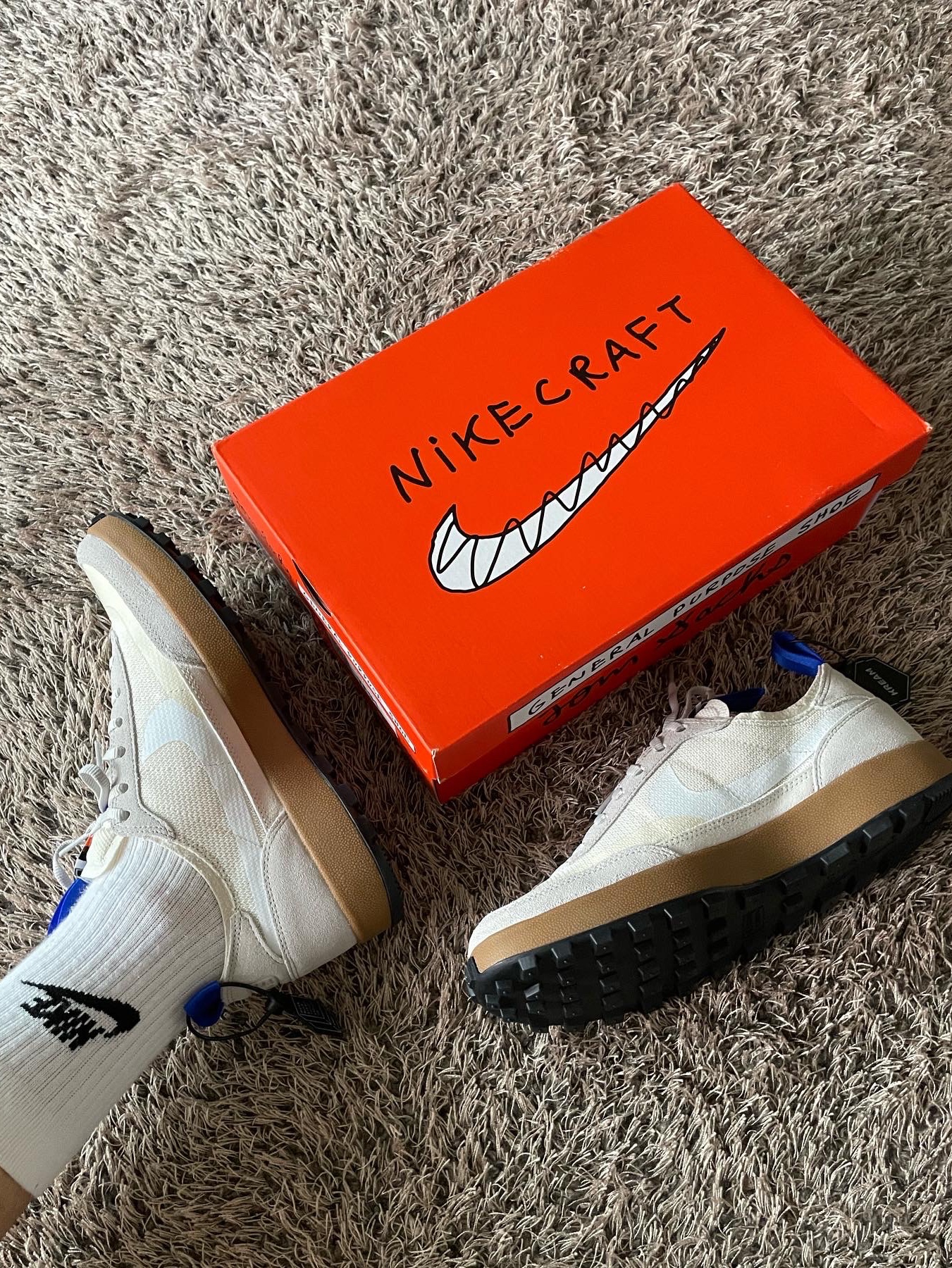 Nike x Tom Sachs General Purpose Shoe Light Cream 착용 스타일 - 1
