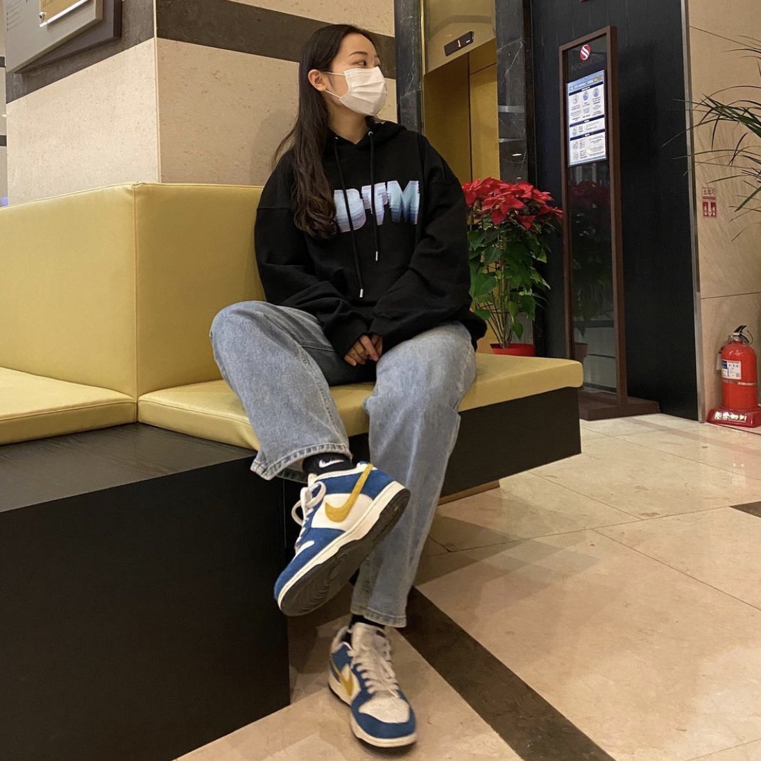 Nike x Kasina Dunk Low 80's Bus 착용 스타일
