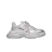 Balenciaga Triple S Sneakers Silver Metallic
