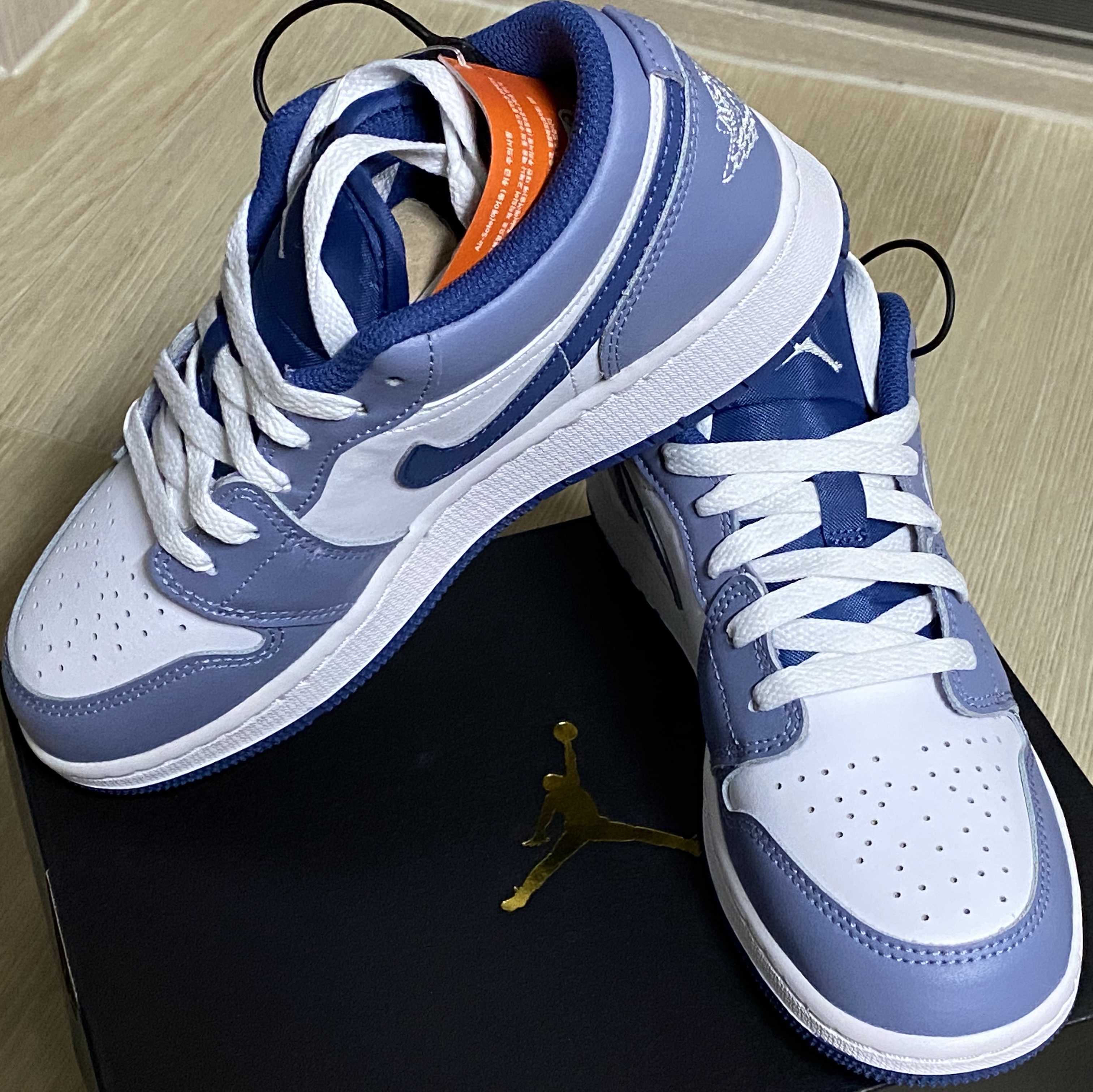 (GS) Jordan 1 Low SE Ashen Slate and Mystic Navy 착용 스타일