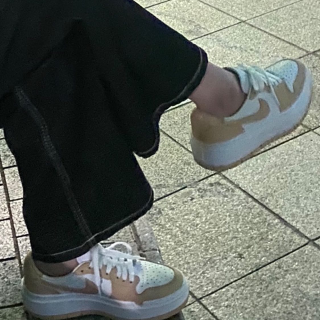(W) Jordan 1 Elevate Low White Onyx 착용 스타일