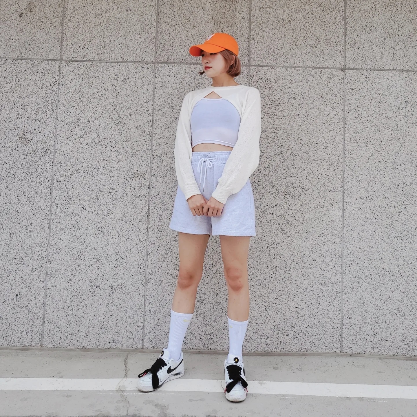 Nike x Peaceminusone Air Force 1 Low Para-Noise 2.0 착용 스타일 - 2