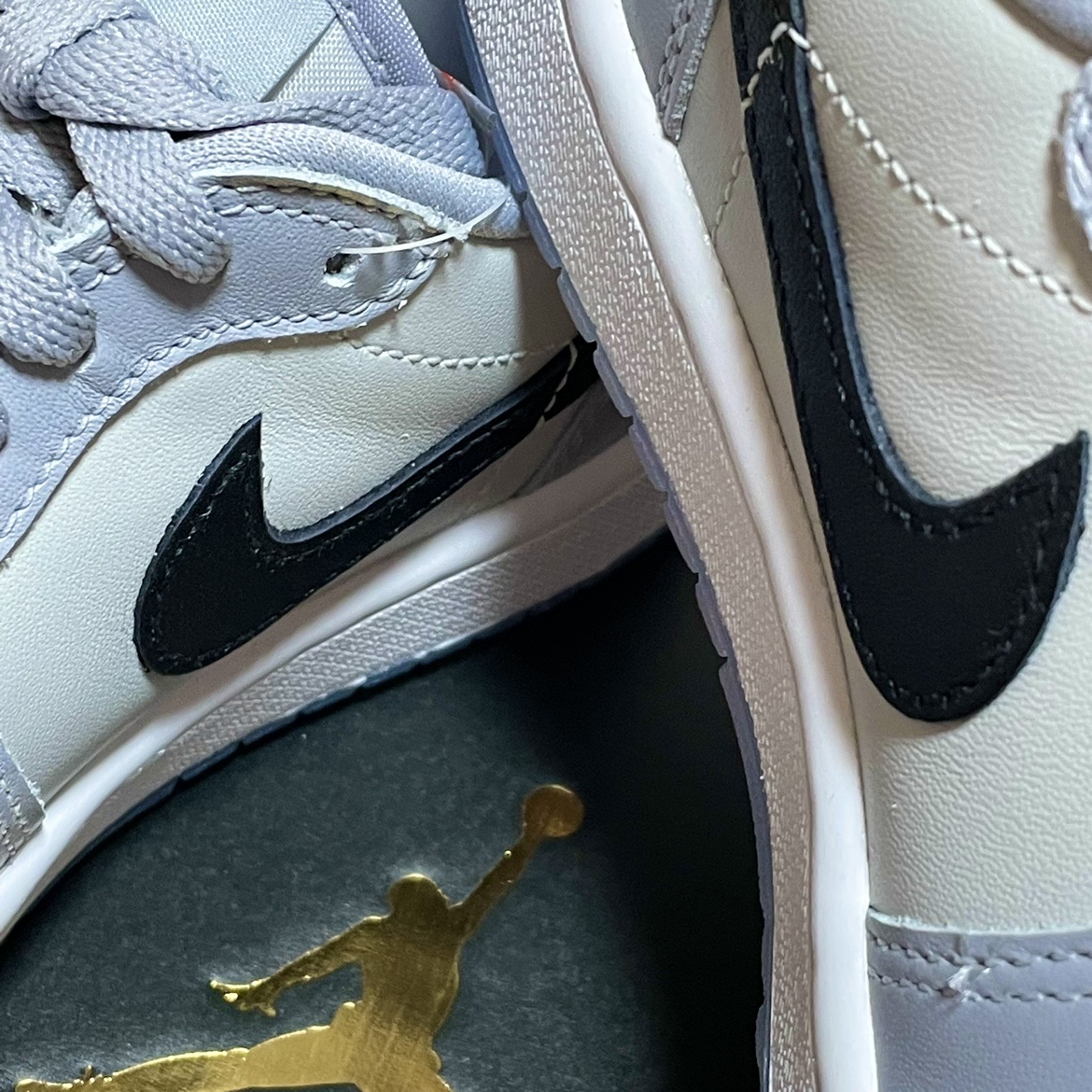 Jordan 1 Low Golf Wolf Grey 착용 스타일 - 4