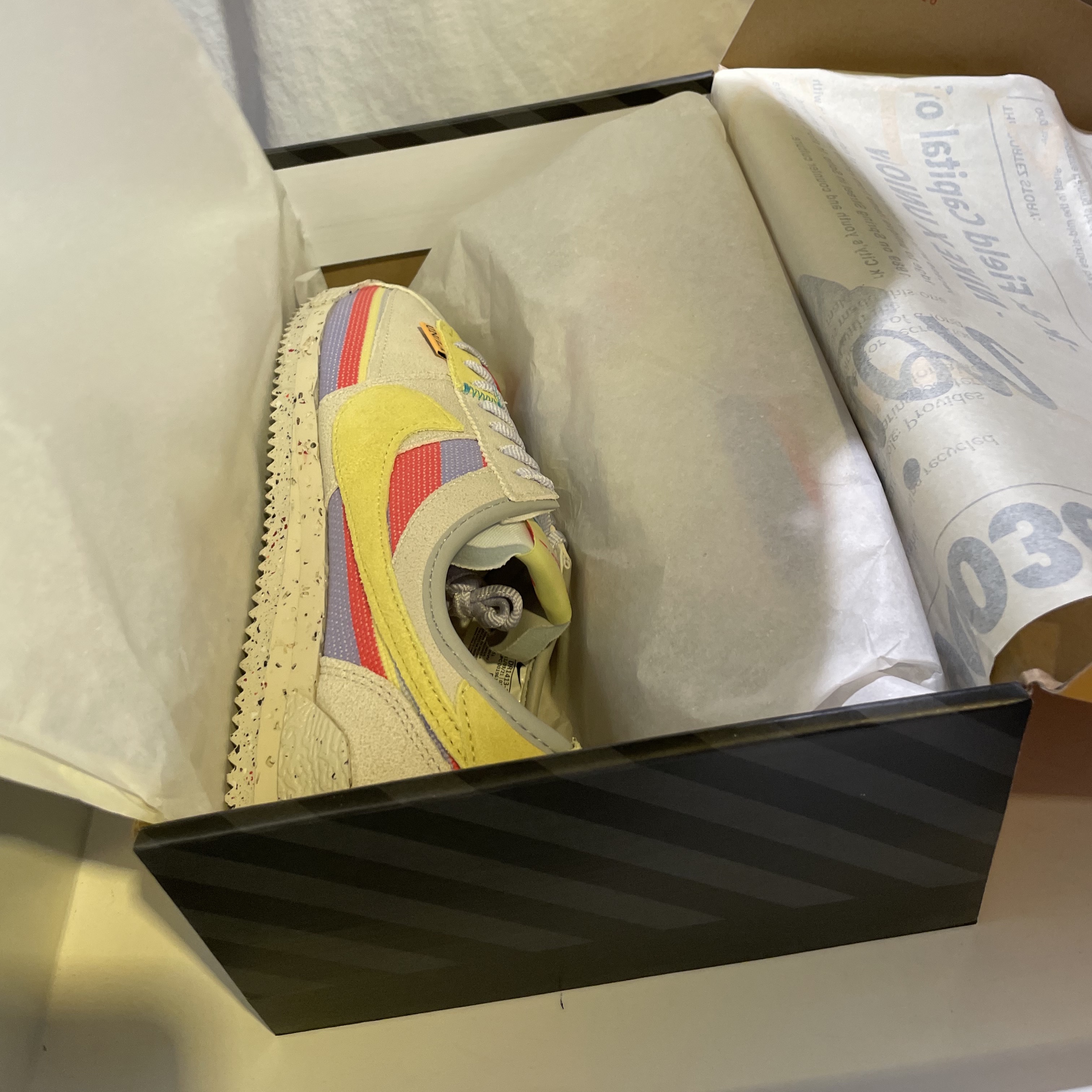 Nike x Union Cortez SP Lemon Frost 착용 스타일